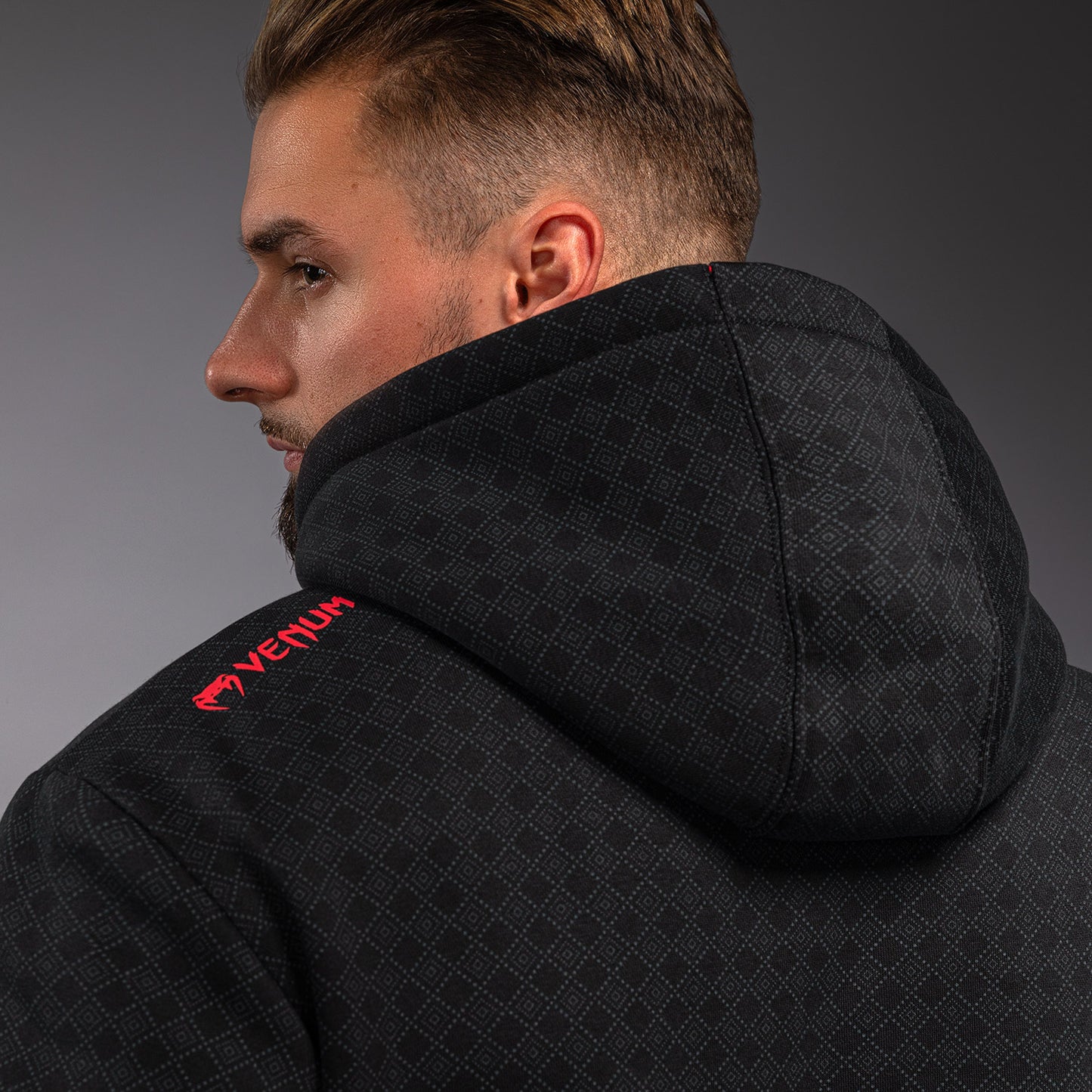Venum x Roger Gracie Signature Kapuzenpullover - Schwarz/Rot