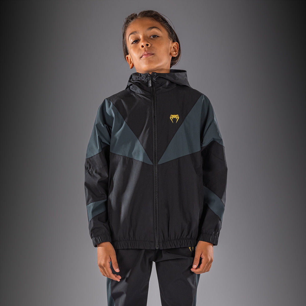 Venum Vectra Kinder-Trainingsjacke - Schwarz/Gold