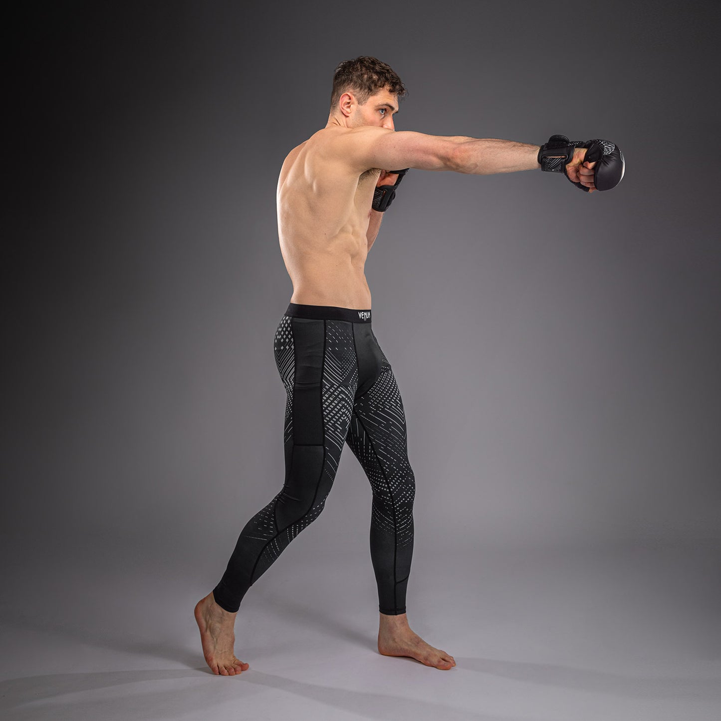 Venum Midnight Fury Spats – Mitternachtsblau/Grau/Silber