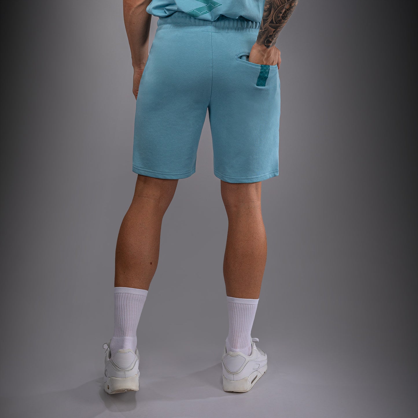 Venum Contender Fleece Shorts aus Baumwolle – Türkis