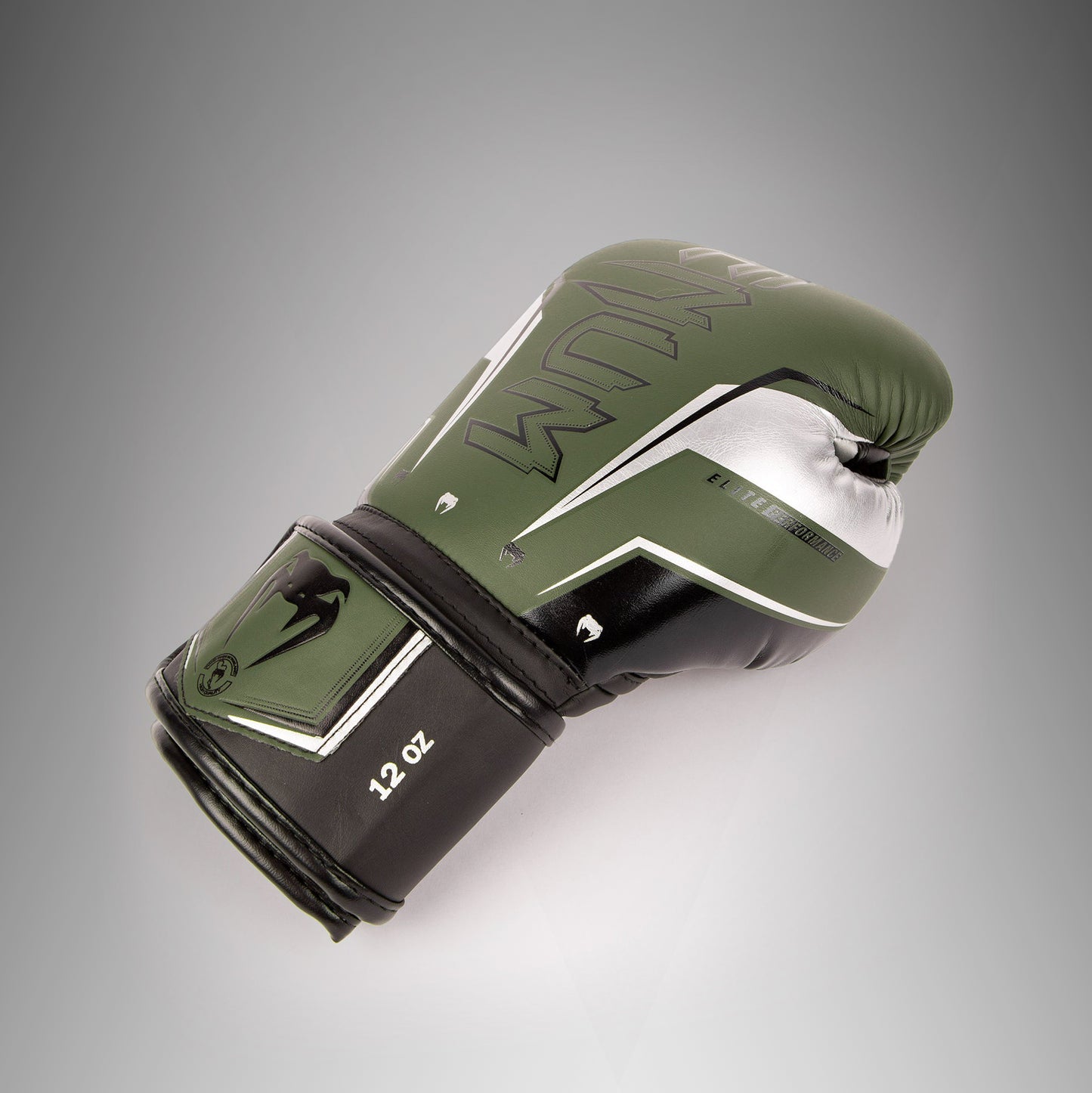 Venum Elite Evo Boxhandschuhe - Khaki/Silber