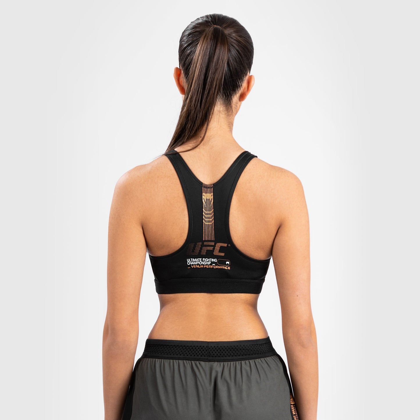UFC Adrenaline by Venum Fight Week Sport-BH für Frauen - Khaki/Bronze