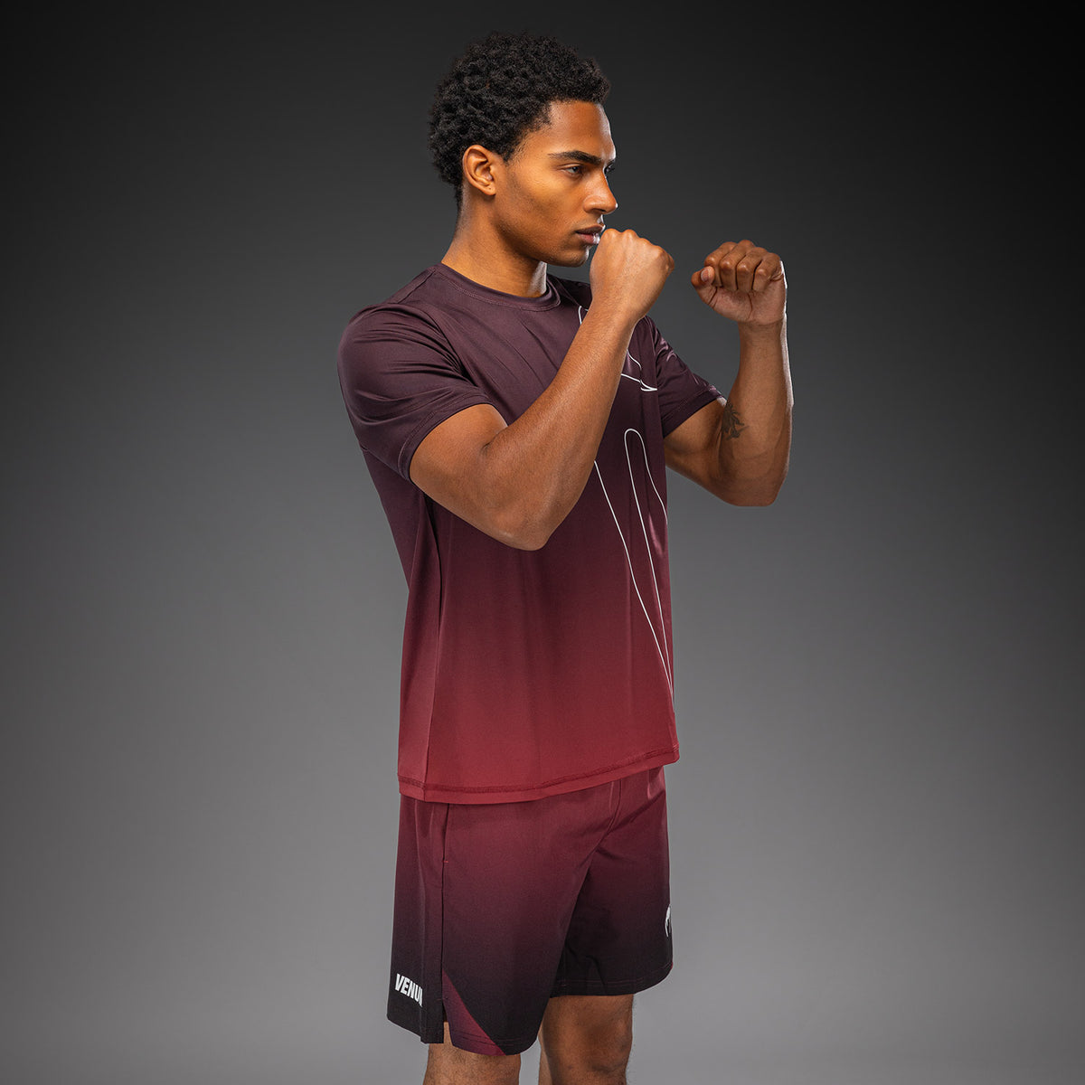 Venum Giant Shift Dry-Tech-T-Shirt - Schwarz/Rot