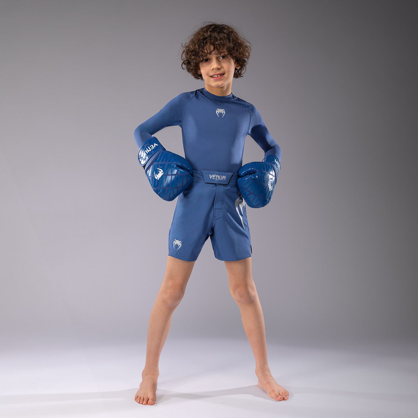 Venum Light Kinder Fight Shorts - Königsblau