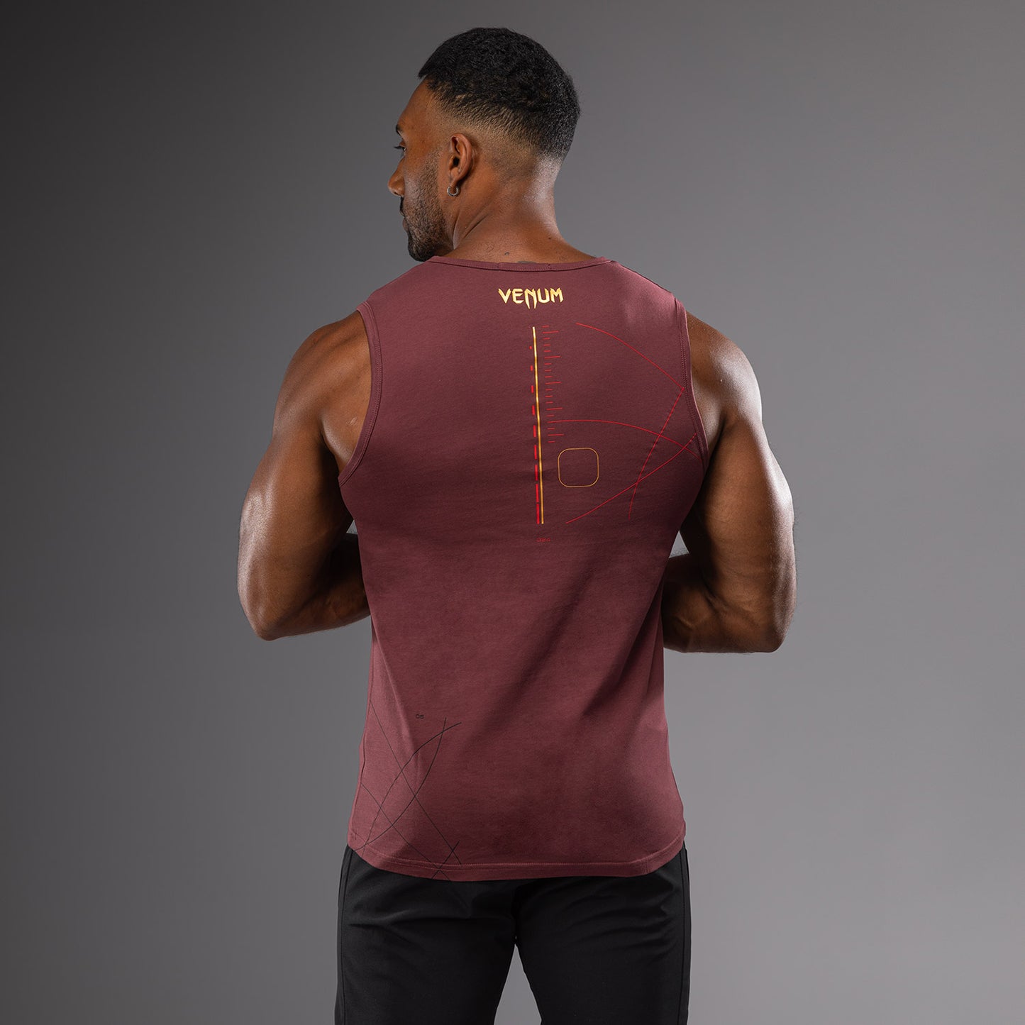 Venum Tactical XT Tank Top - Schwarz/Burgund/Gold