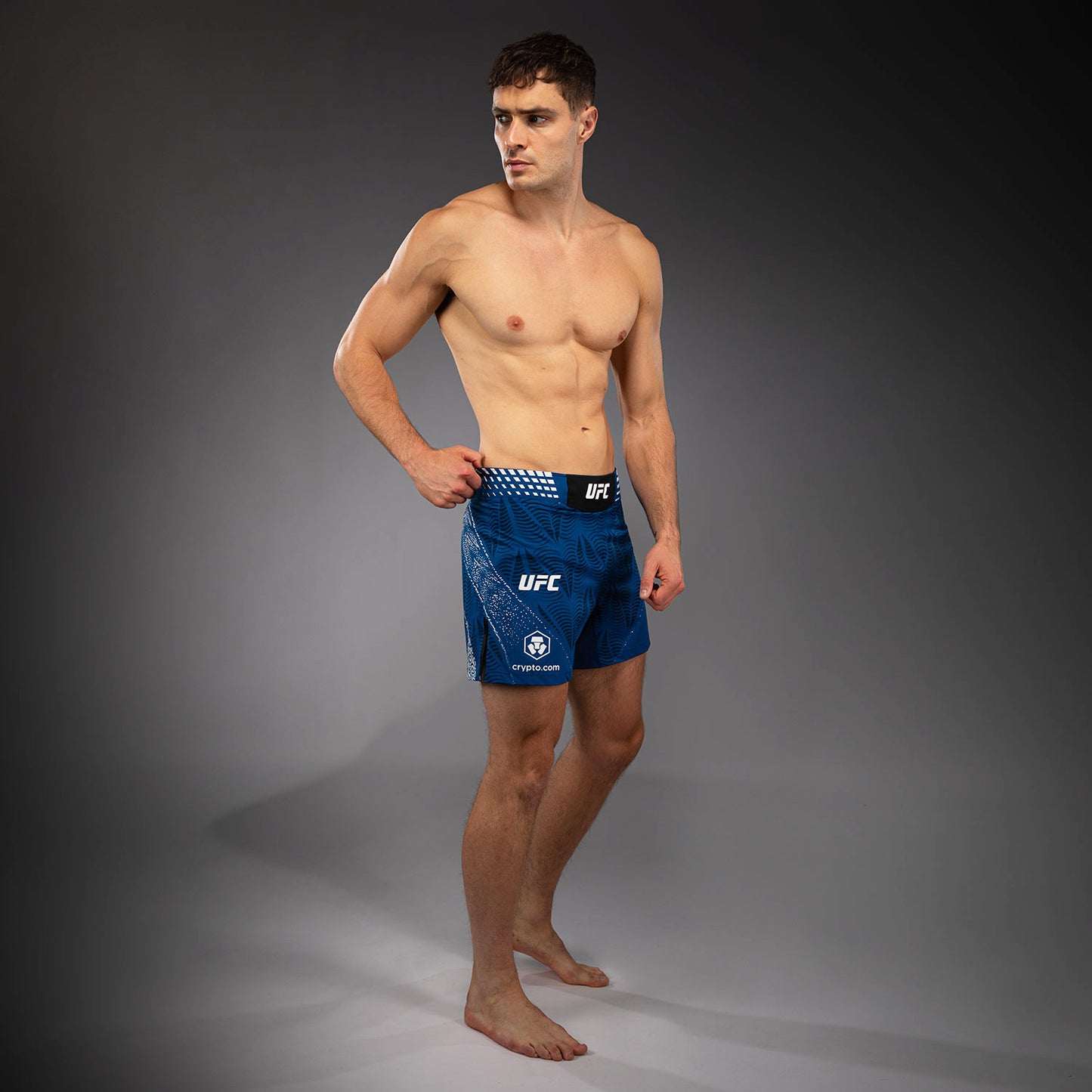 UFC Zenith by Venum Authentic Fight Night Kurze Passform Fight Short Herren Personalisiert - Blau