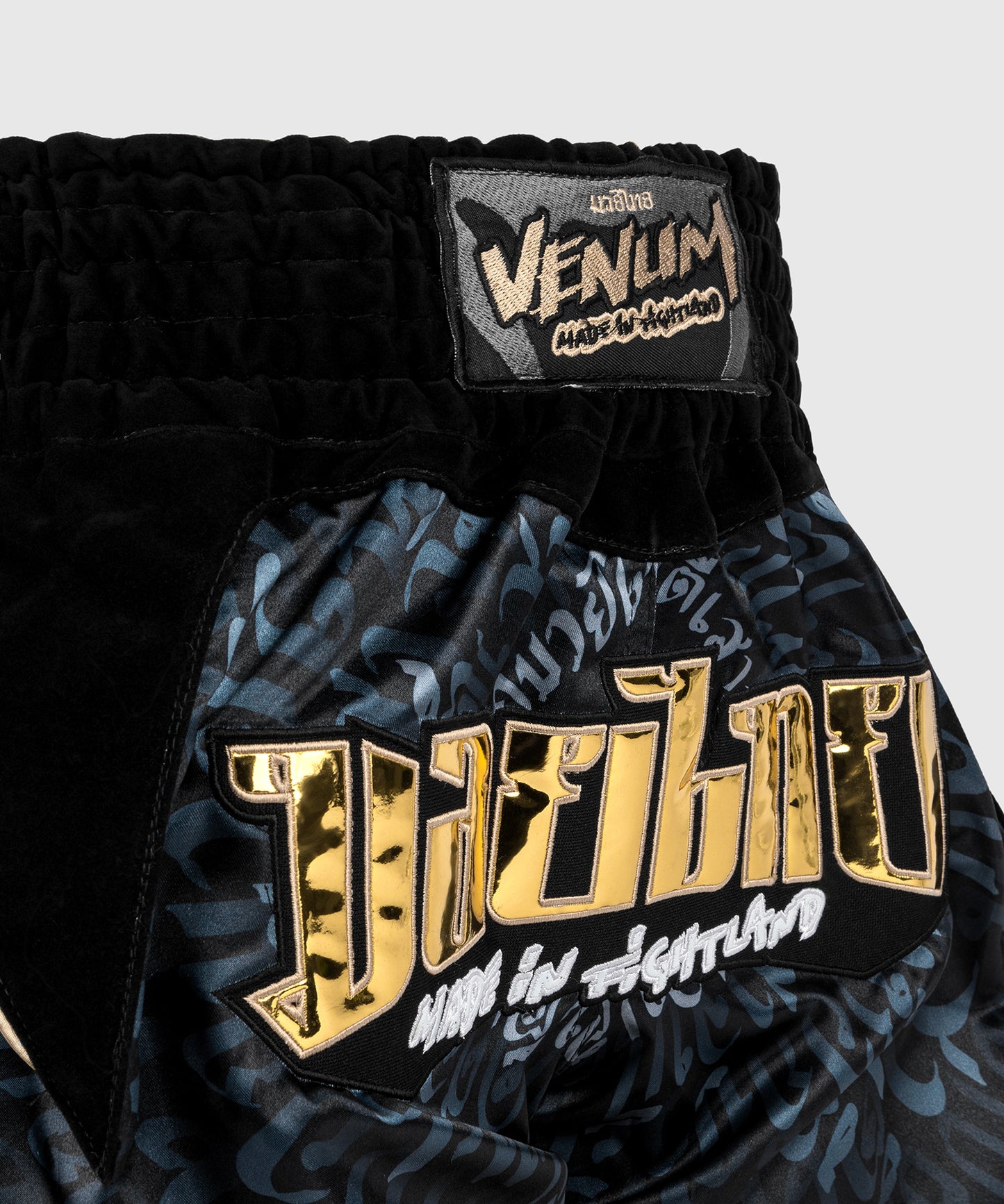 Venum Attack Muay Thai Shorts - Schwarz/Grau