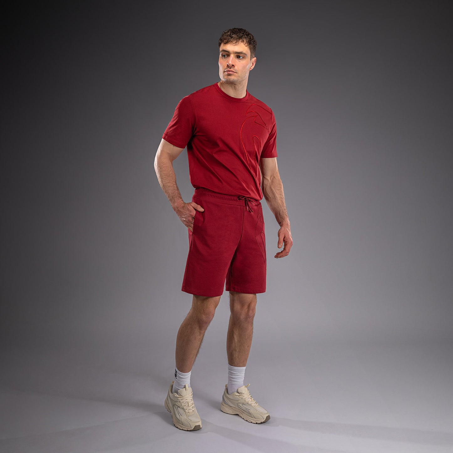 Venum Giant 3D Shorts aus Baumwolle - Rot