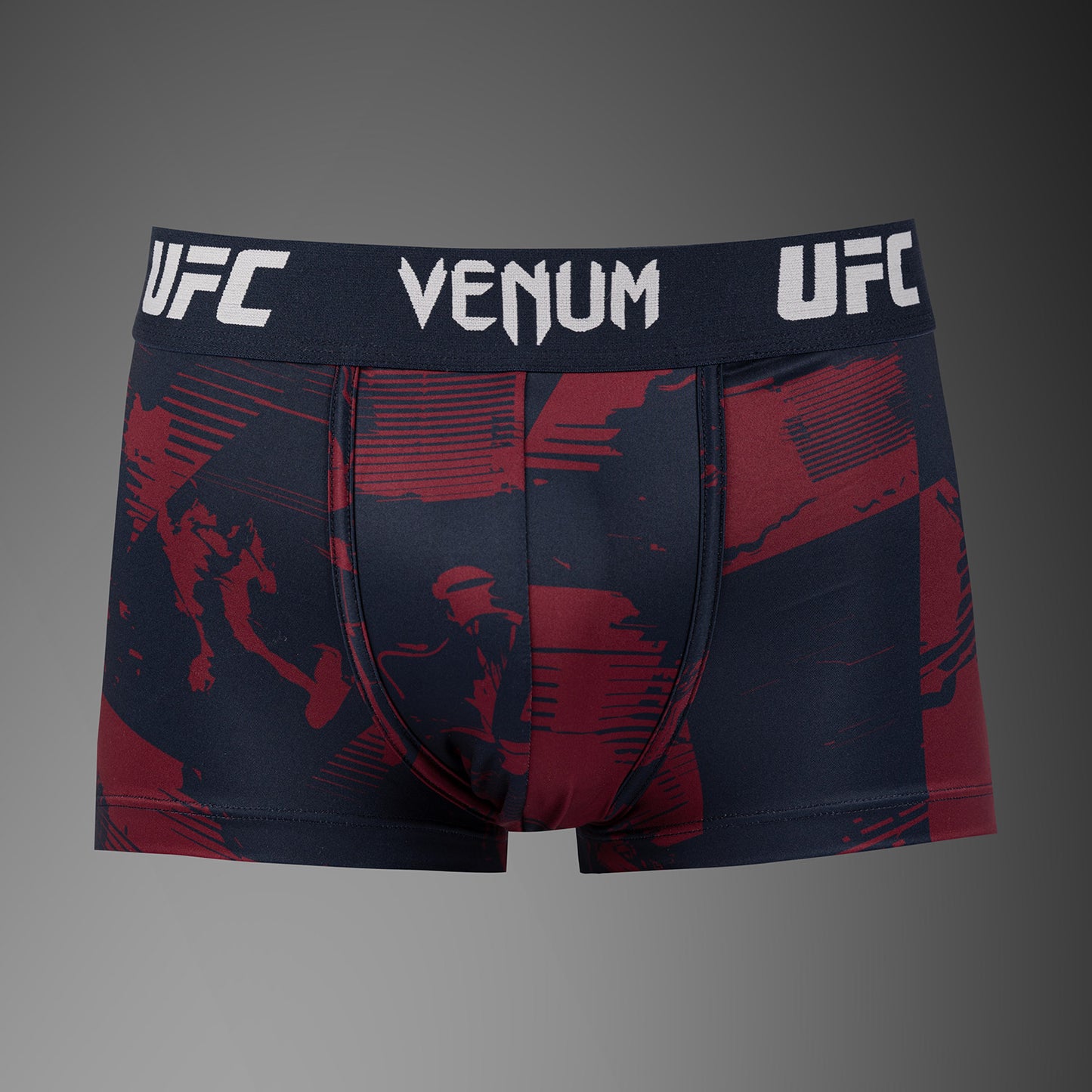 UFC Zenith by Venum Authentic Fight Week Weigh-In Unterwäsche Herren - Marineblau/Burgunderrot/Silber