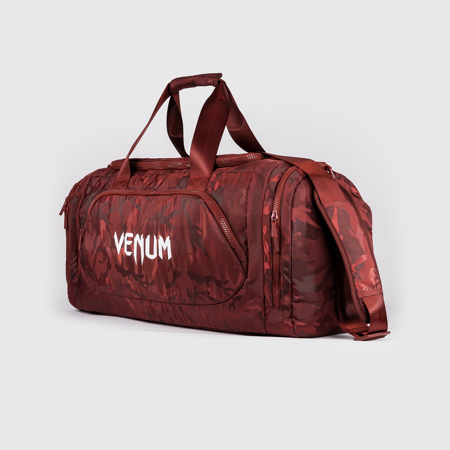 Venum Trainer Lite Sports Bags - Camo/Burgundy