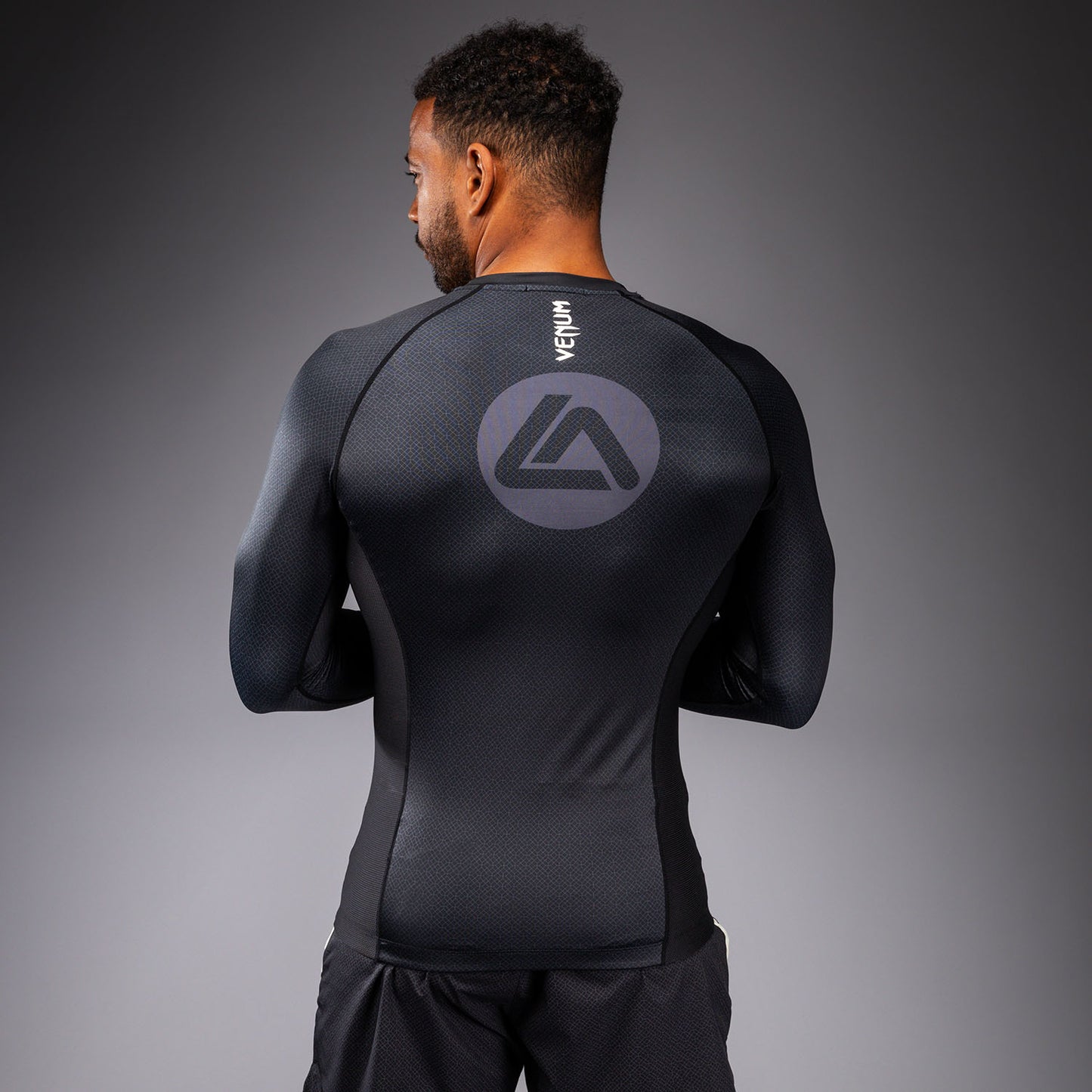 Venum x Roger Gracie Academy Langarm Rashguard - Schwarz