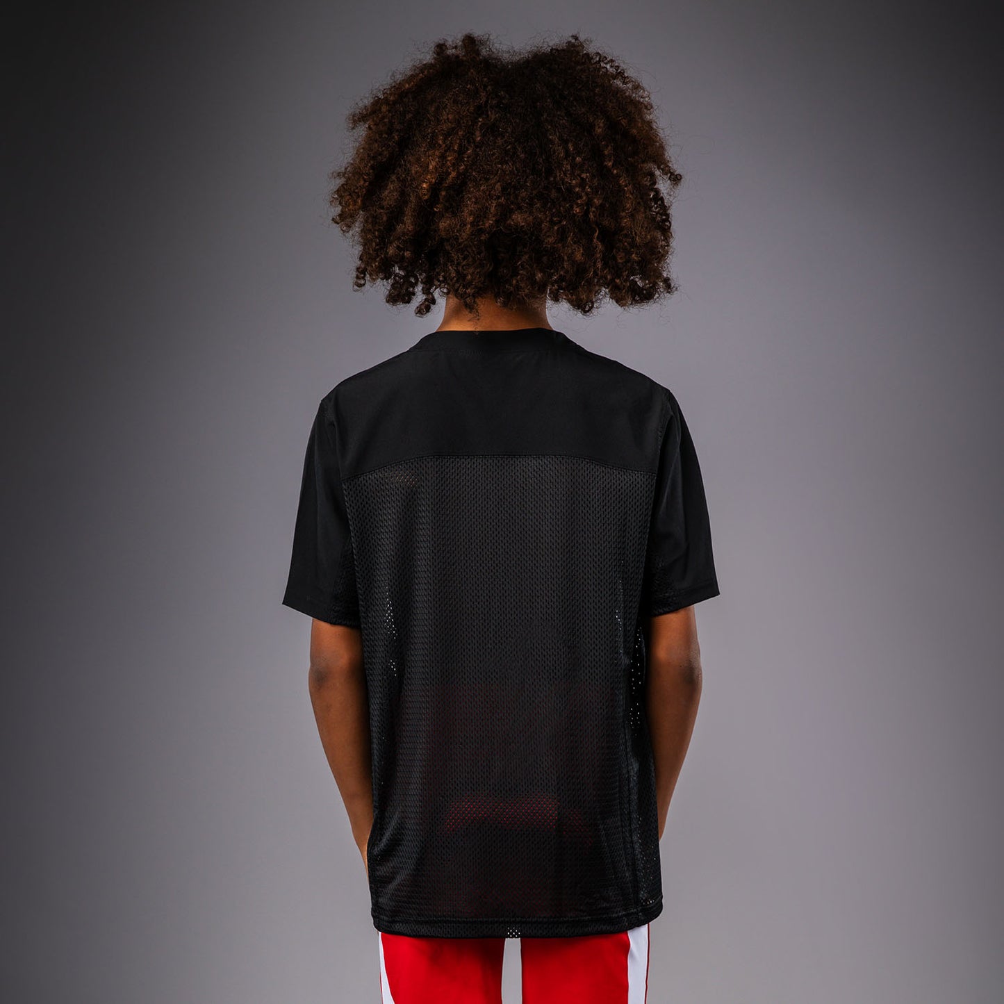 Venum Elite Fußball Kurzarmtrikot für Kinder - Schwarz