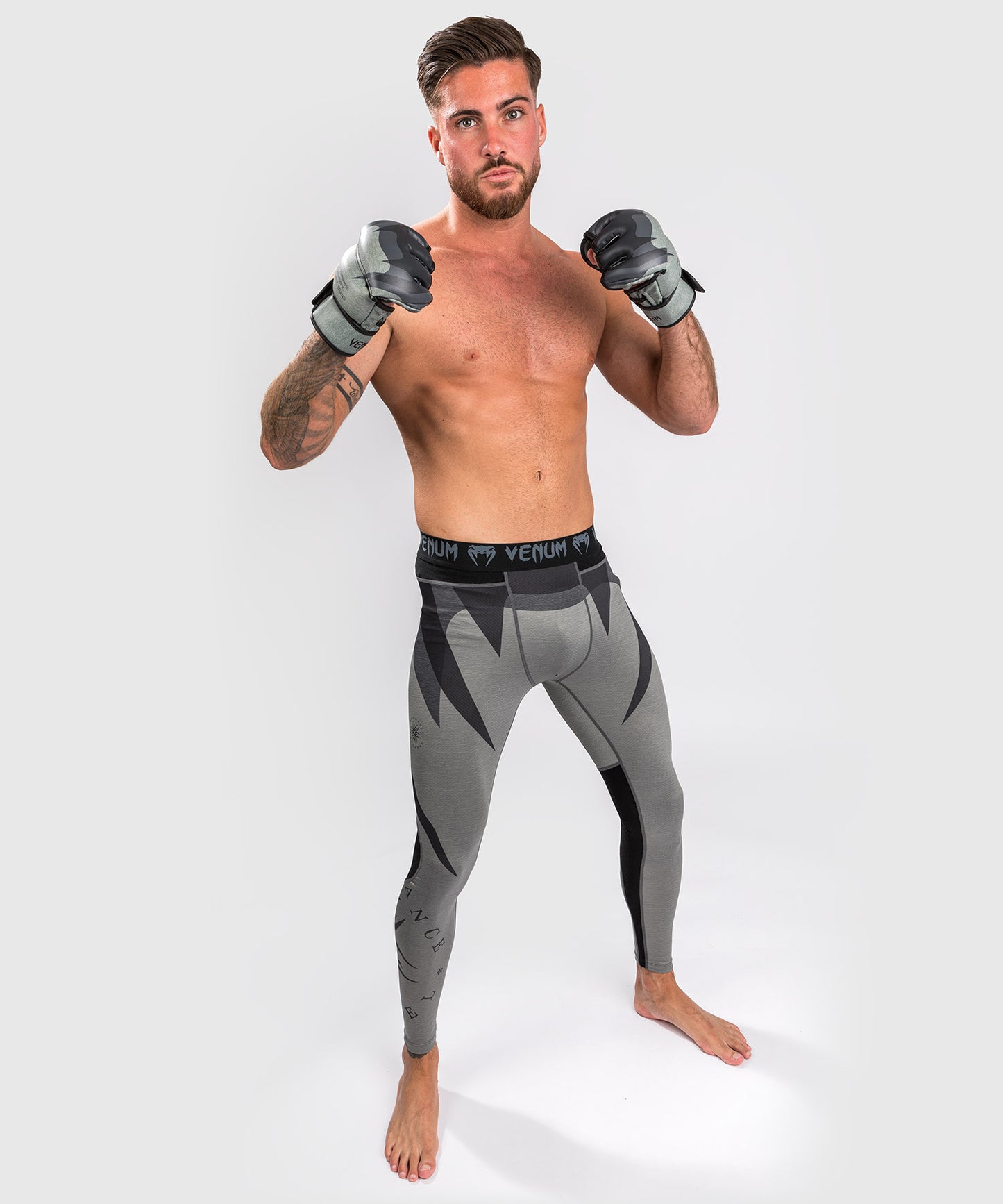 Venum Stone Kompressionshose – Mineralgrün