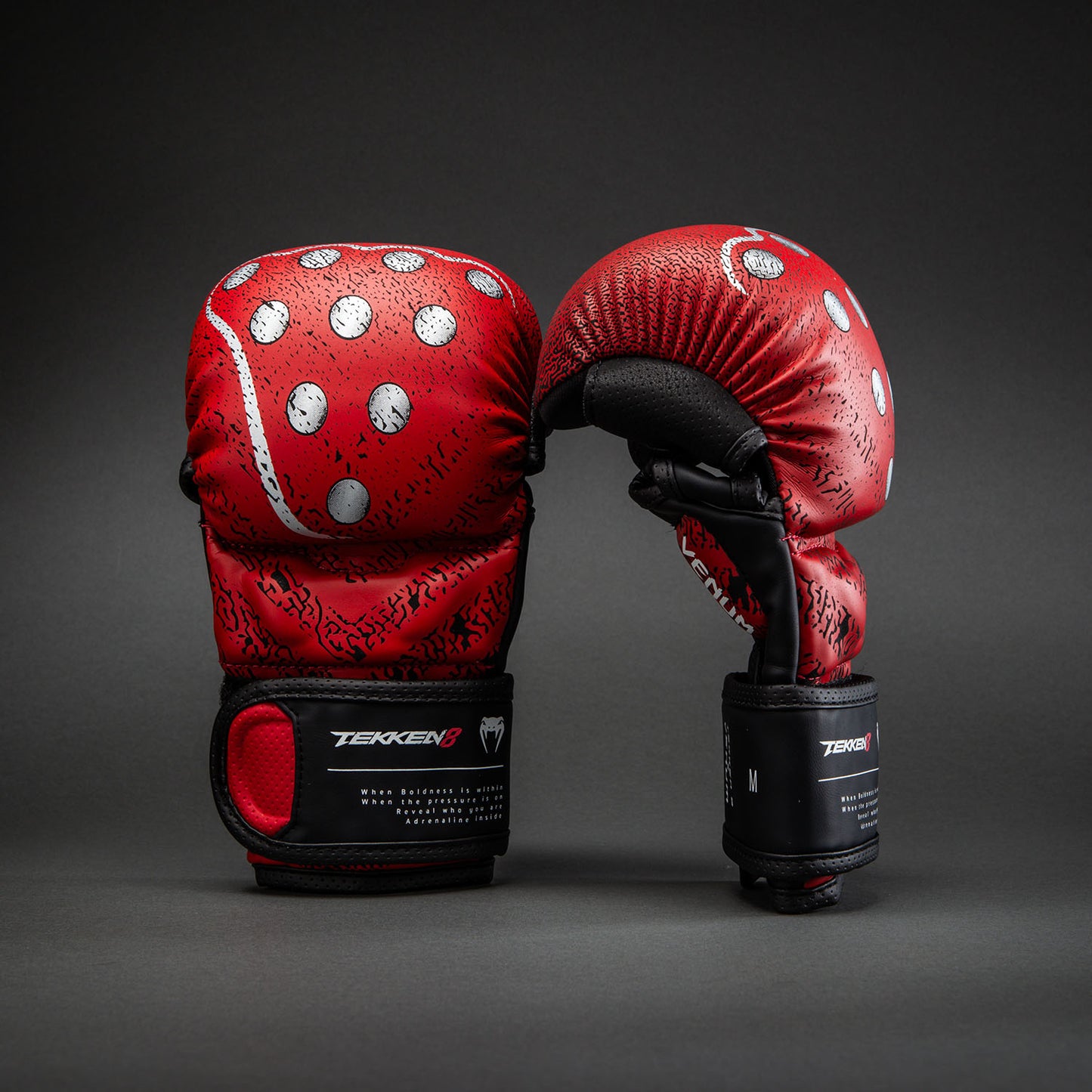 Venum x TEKKEN 8 Sparring Handschuhe - Kazuya - Rot/Schwarz