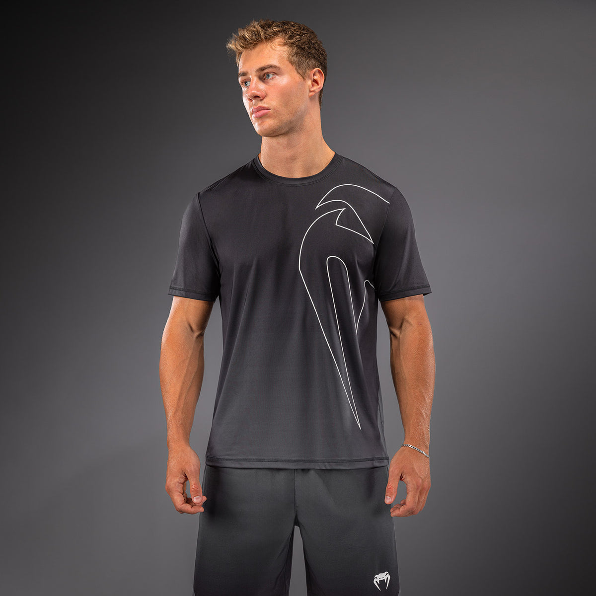 Venum Giant Shift Dry-Tech-T-Shirt - Schwarz/Grau