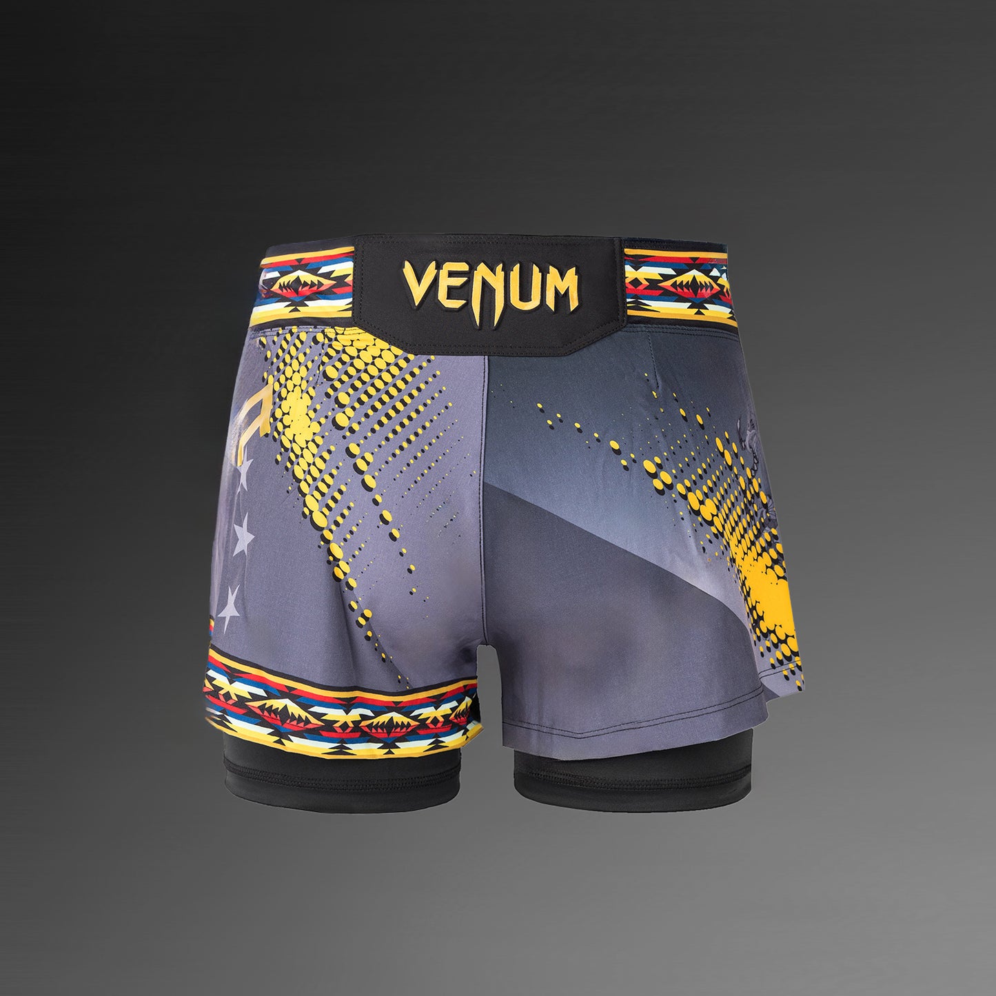 UFC Unrivaled by Venum Julianna Peña Frauen kurz Fit Fight Short - Schwarz