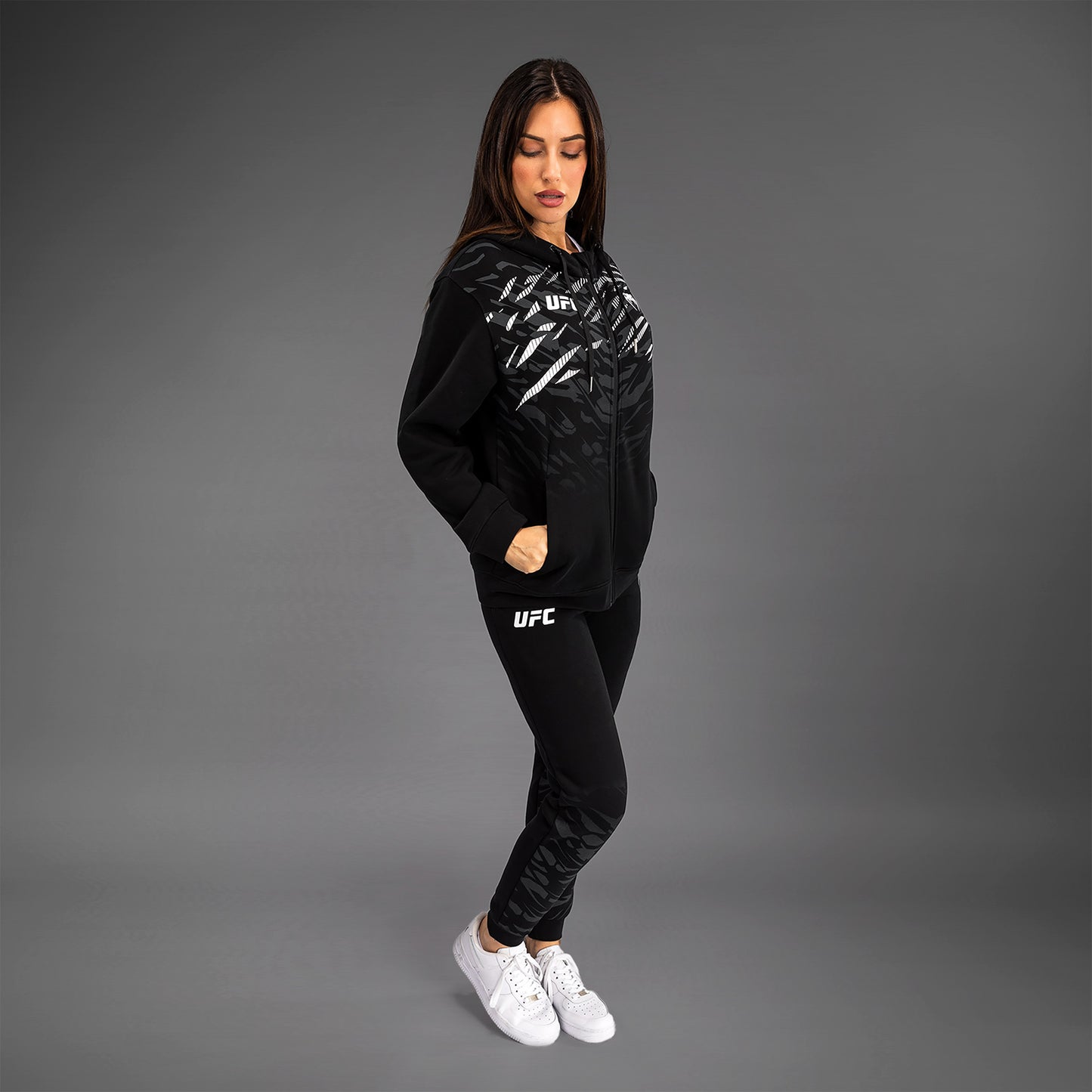 UFC Fusion by Venum Replica Damen Zip Hoodie - Schwarz