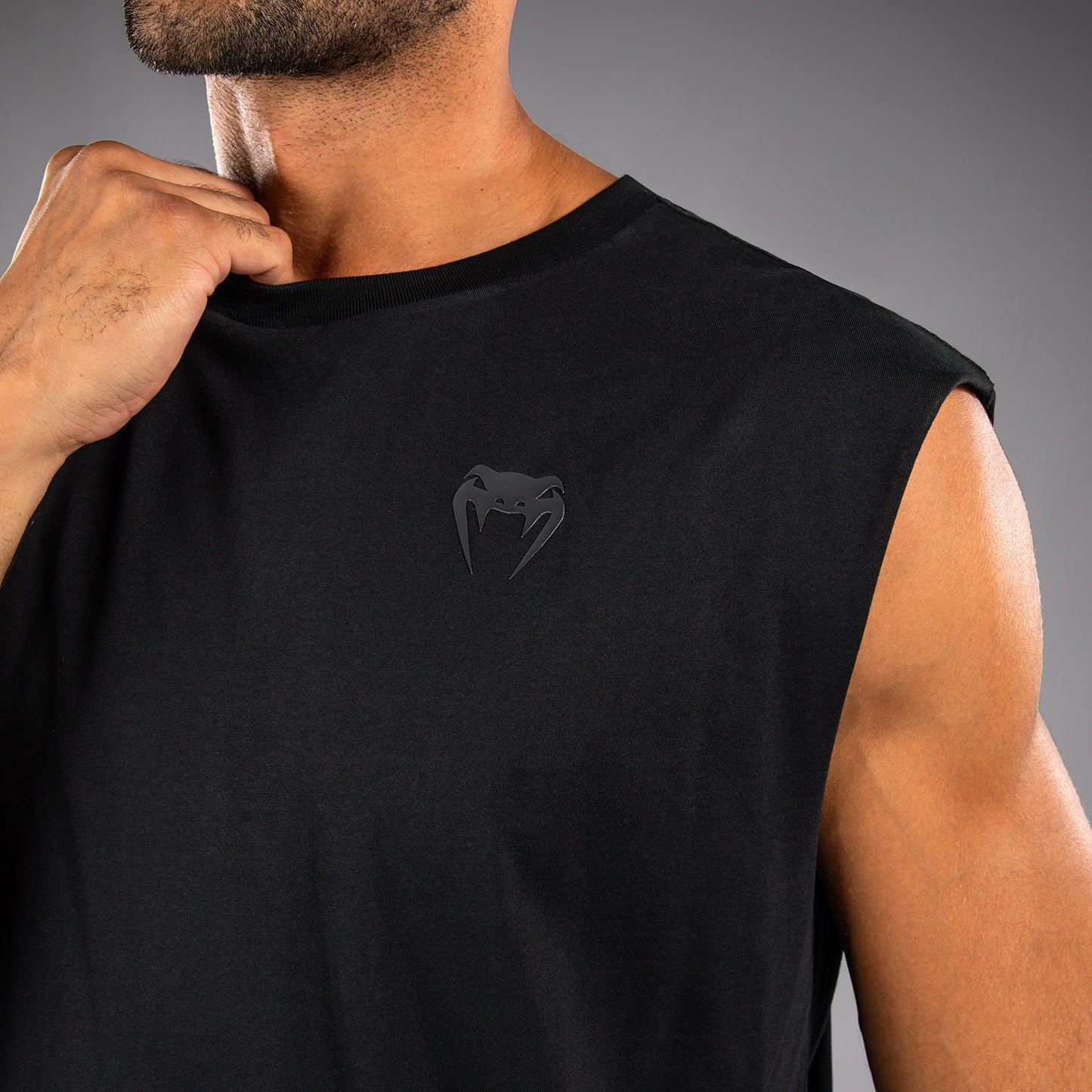 Venum Divide Ärmelloses T‑Shirt - Schwarz