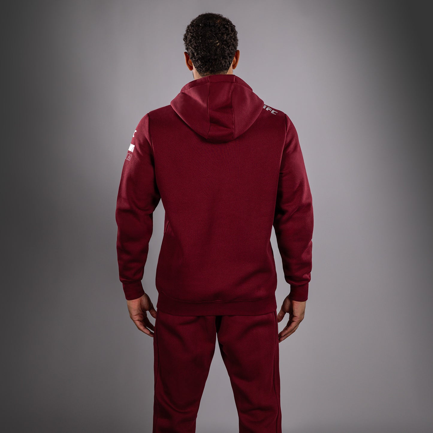 UFC Zenith by Venum Authentic Fight Week Pullover Hoodie Herren - Burgunderrot
