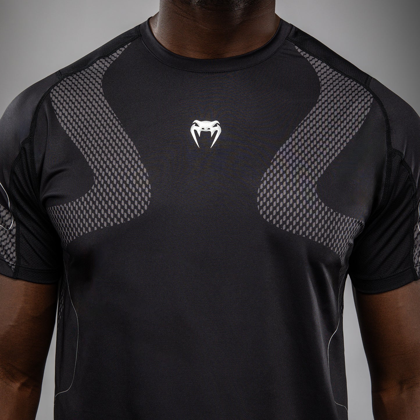 Venum Nexus Dry-Tech T-Shirt – Schwarz/Silber
