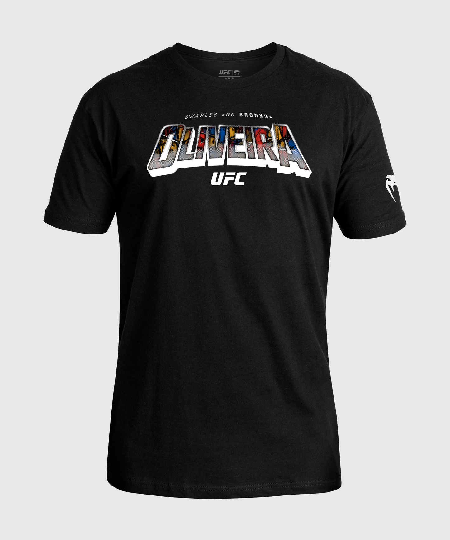 UFC Unrivaled by Venum Charles Oliveira Herren T-Shirt - Schwarz