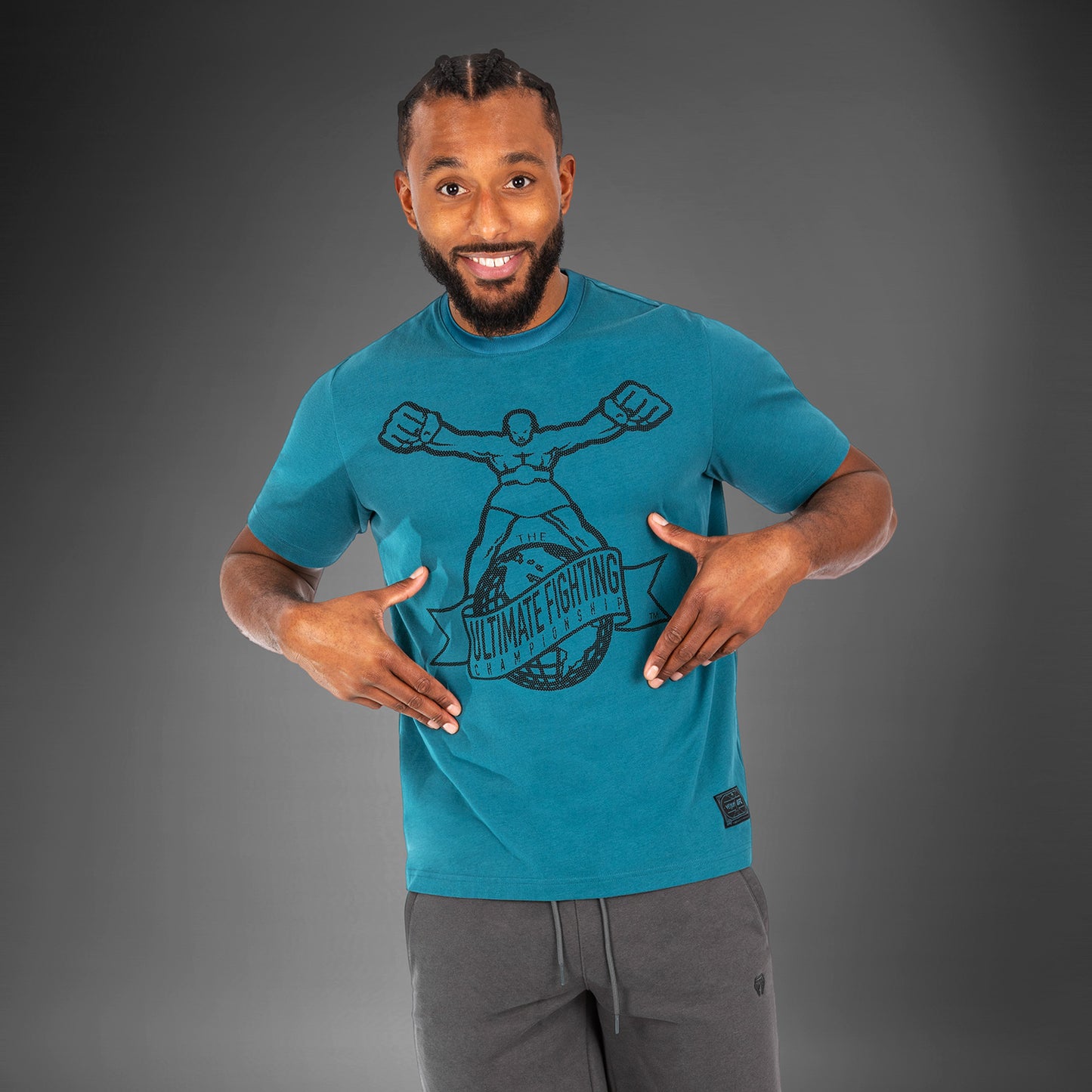 UFC by Venum Ulti-Man T-Shirt - Blau