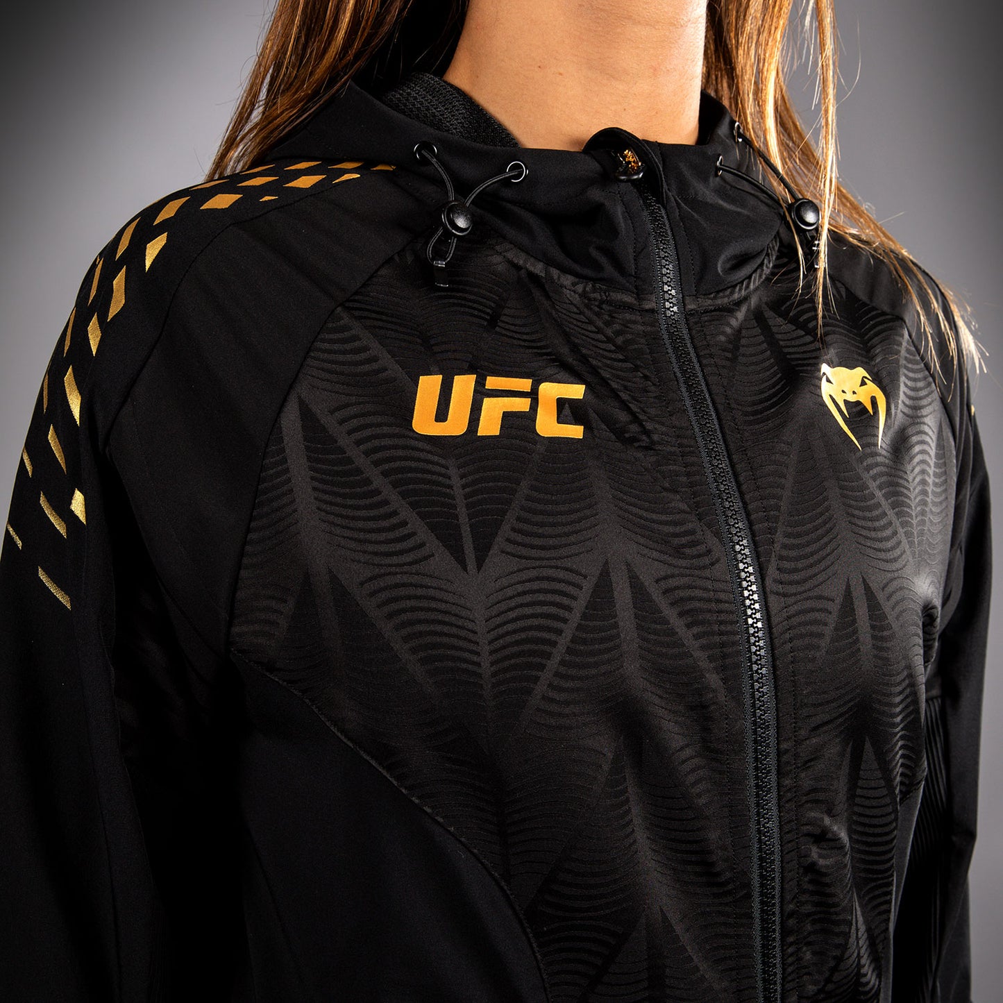 UFC Zenith by Venum Authentic Fight Night Kapuzenjacke Damen Personalisiert - Champion