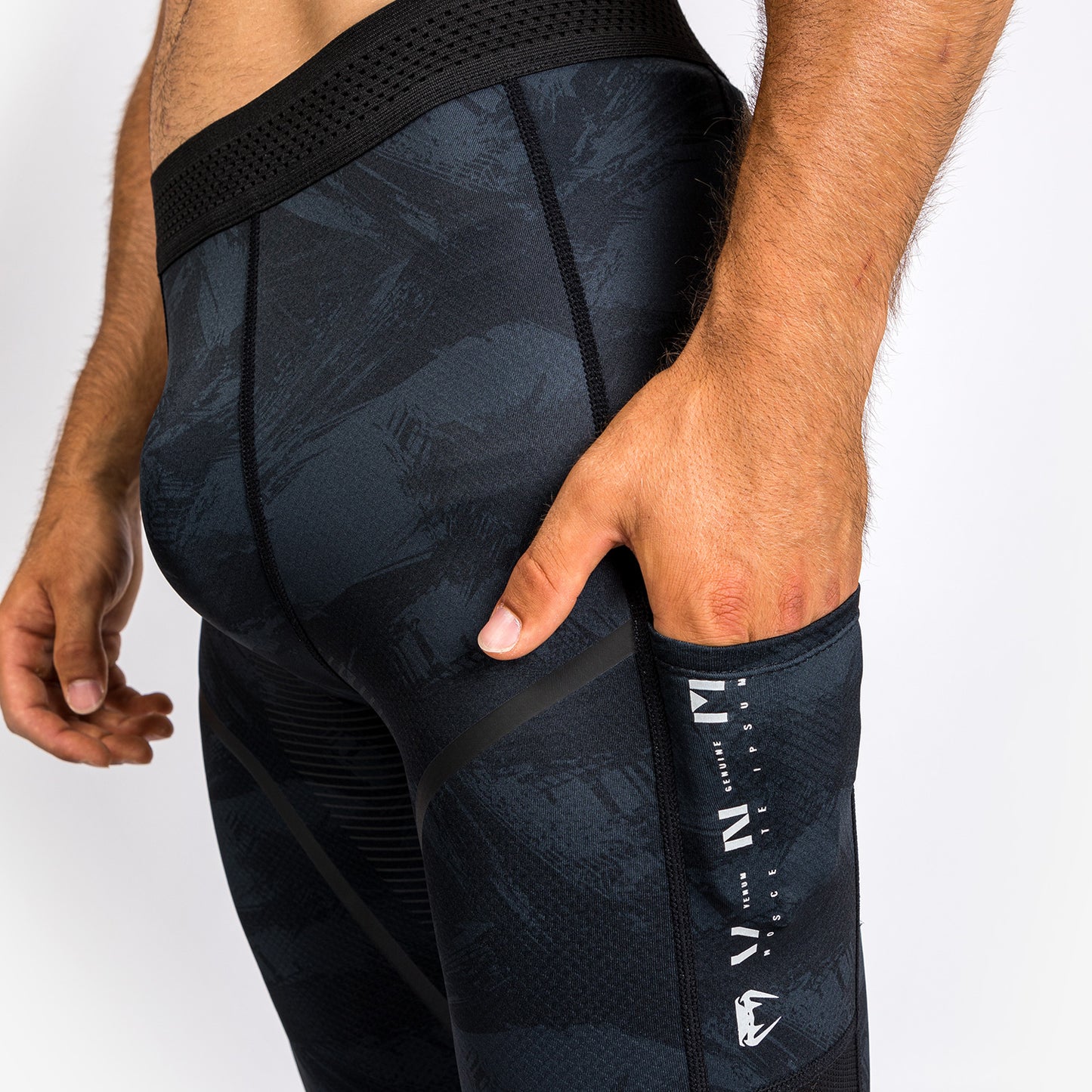 Venum Electron 3.0 Kompressionshose - Schwarz