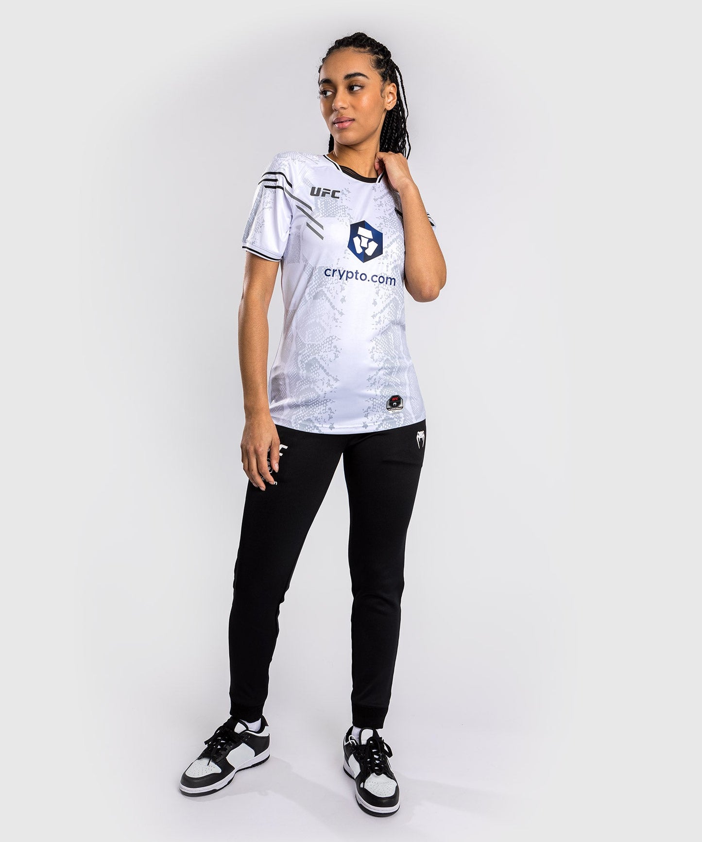 UFC Adrenaline by Venum Authentic Fight Night Walkout-Trikot für Frauen - Weiß