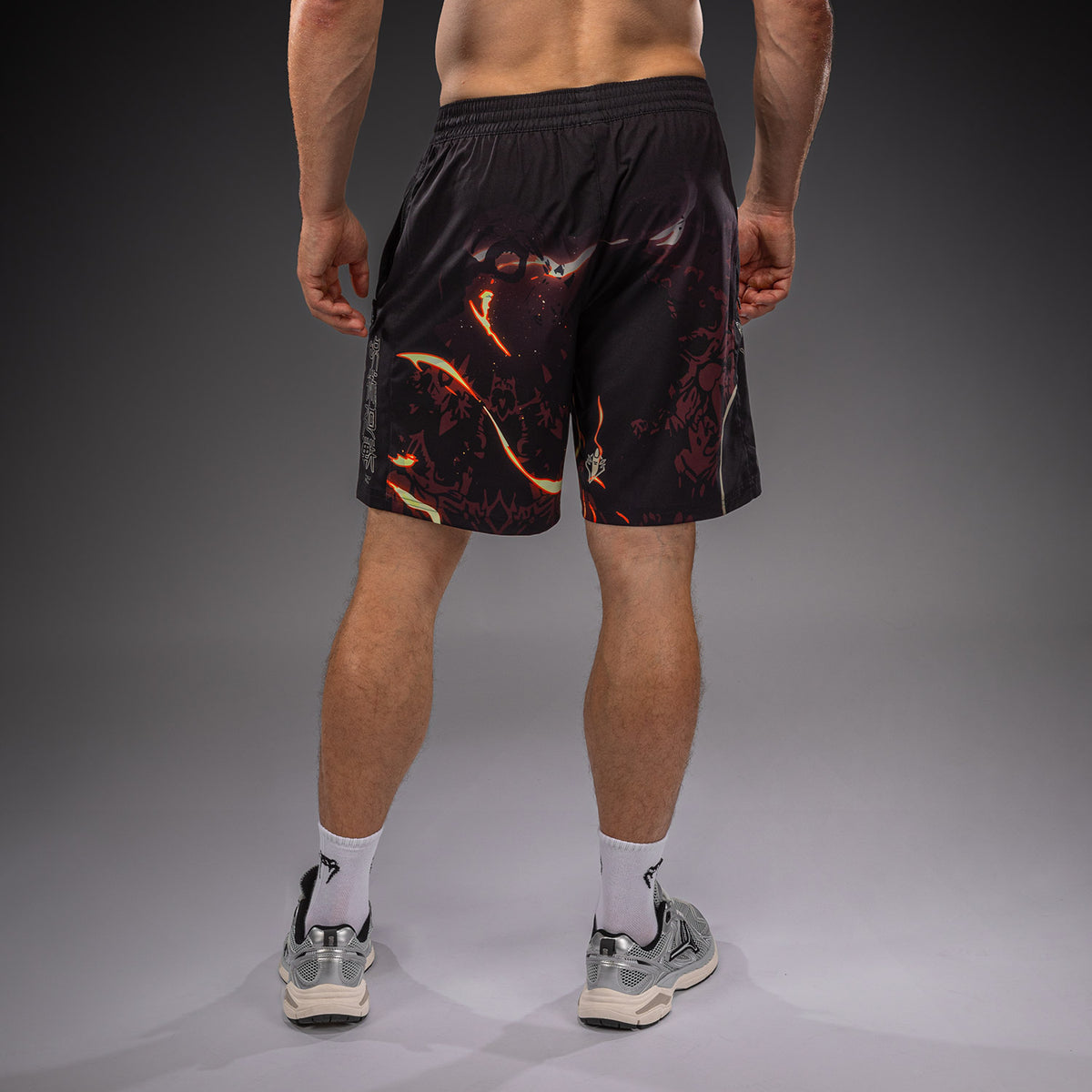 Jujutsu Kaisen x Venum Sukuna Trainingsshorts – Schwarz/Beige