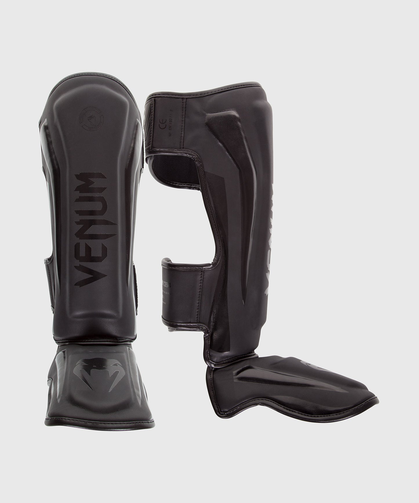 Venum Elite Standup Shin Guards - Matt/Schwarz