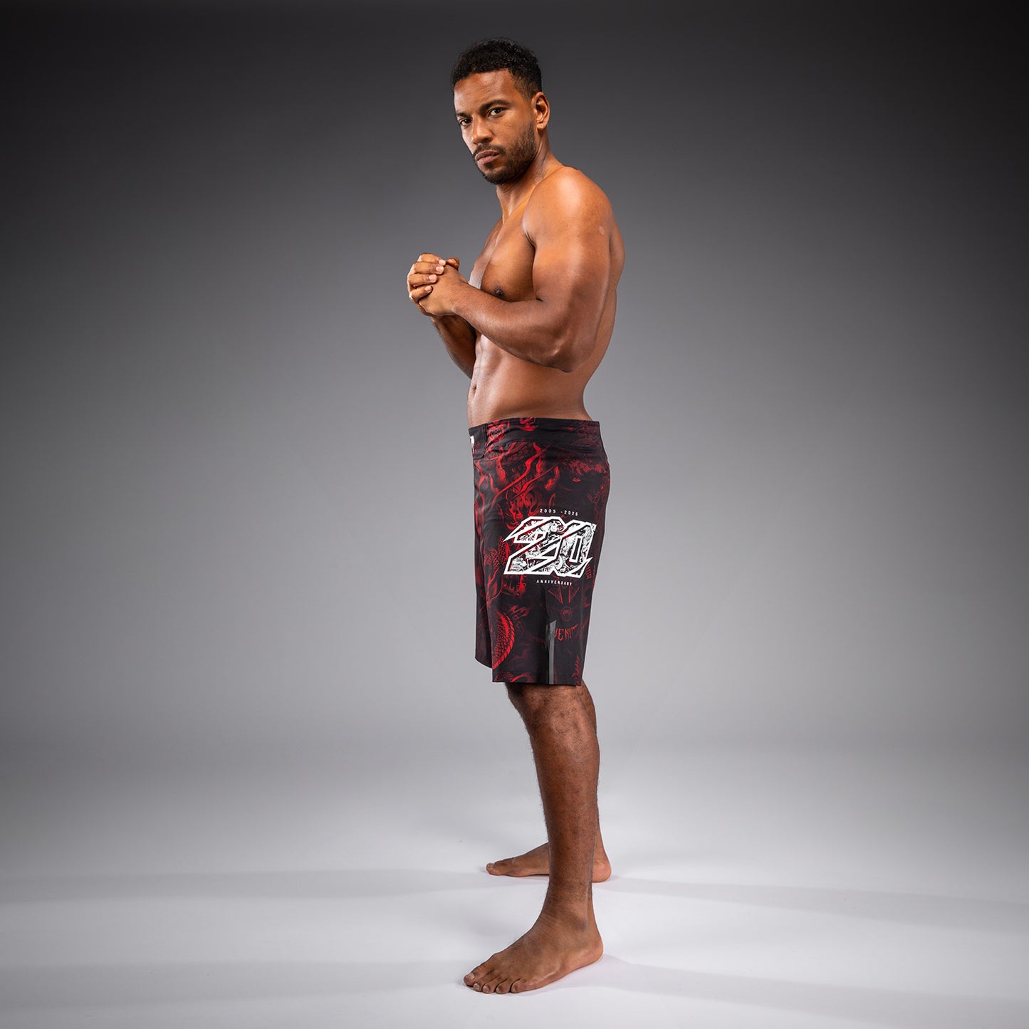 Venum 20th Anniversary Fightshorts - Schwarz/Rot