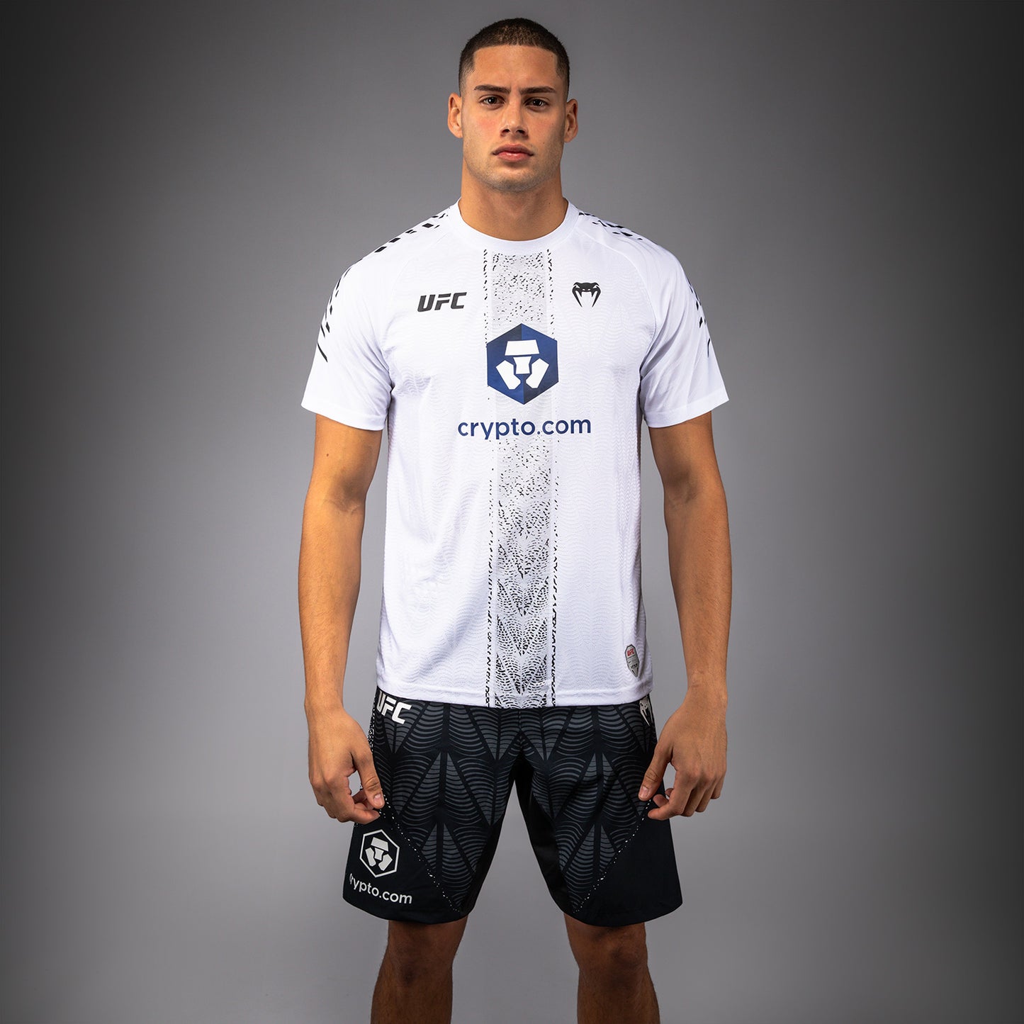 UFC Zenith by Venum Authentic Fight Night Offizielles Walkout-Trikot Herren - Weiß