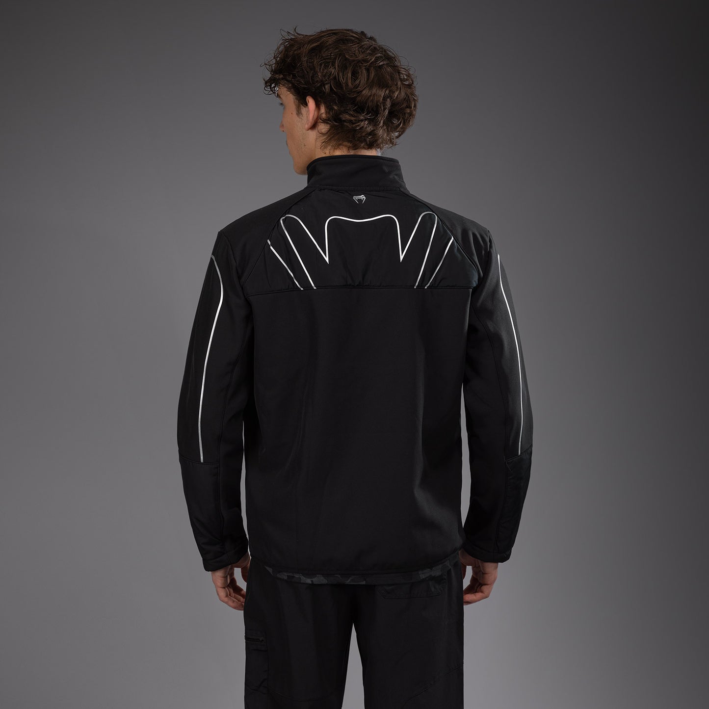 Venum Paddock Softshell Jacke Lange Ärmel - Schwarz