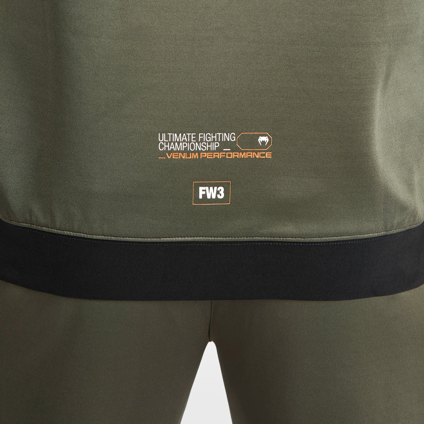 UFC Adrenaline by Venum Fight Week Herren Zip Hoodie - Khaki/Bronze