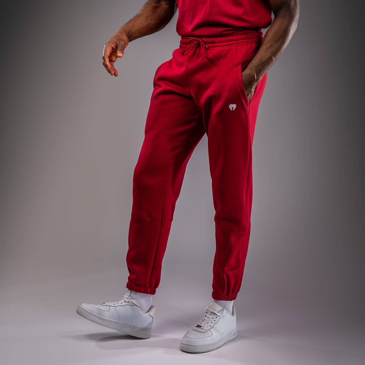 Venum Silent Power Jogginghose - Cherry Red