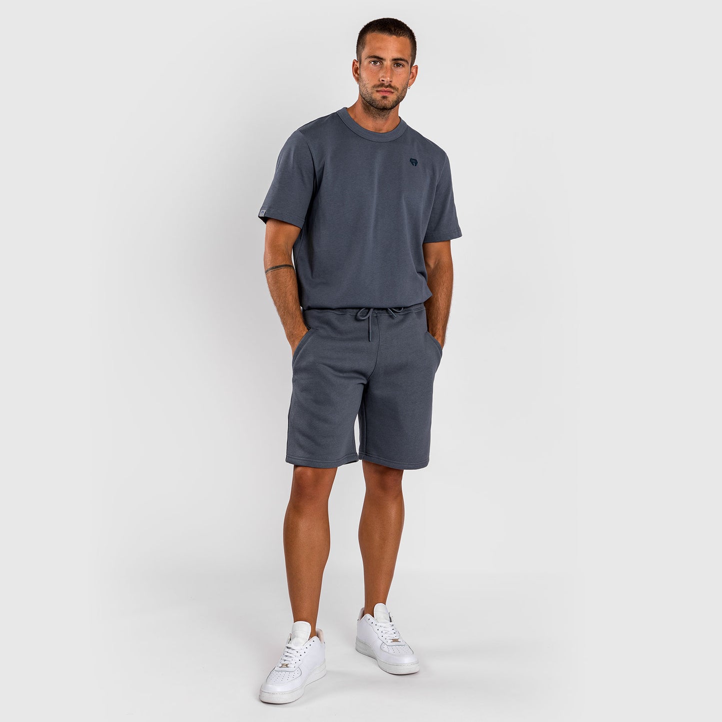 Venum Silent Power Baumwoll-Short - Marineblau
