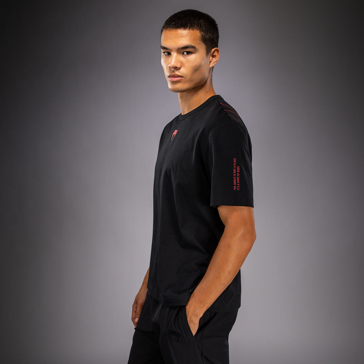 Venum Amazonia Reborn T-Shirt - Schwarz/Rot
