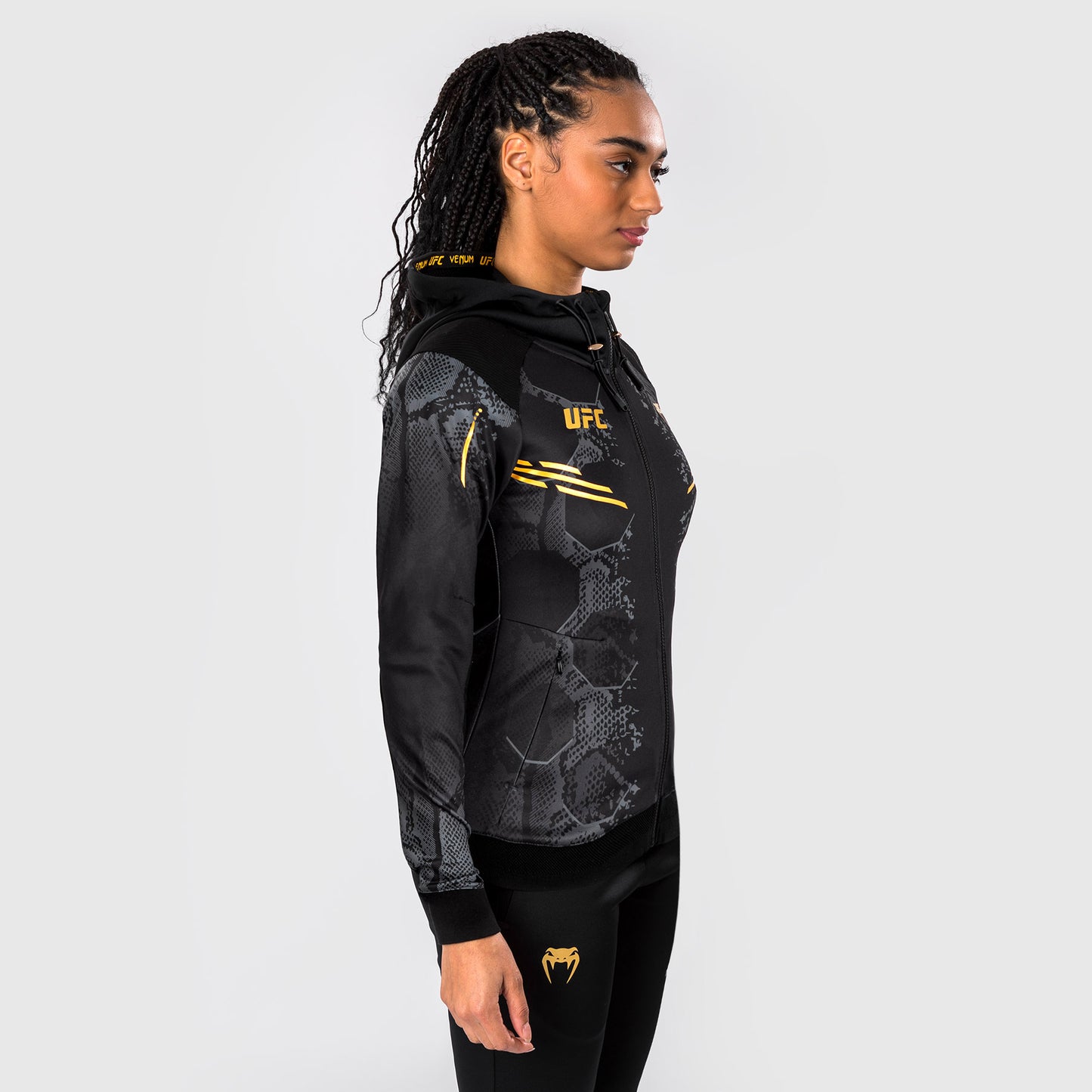 UFC Adrenaline by Venum Authentic Fight Night Walkout-Kapuzenpullover für Frauen - Champion