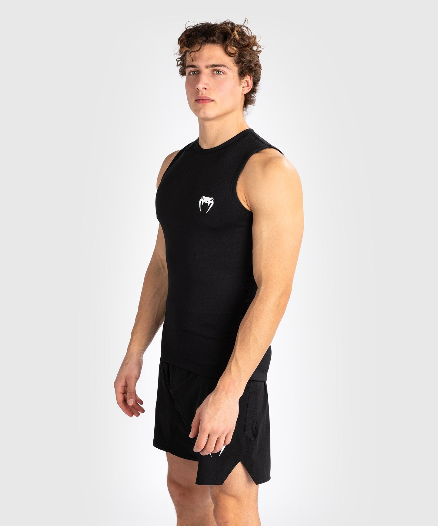 Venum Contender Herren Ärmelloser Rashguard - Schwarz/Weiß