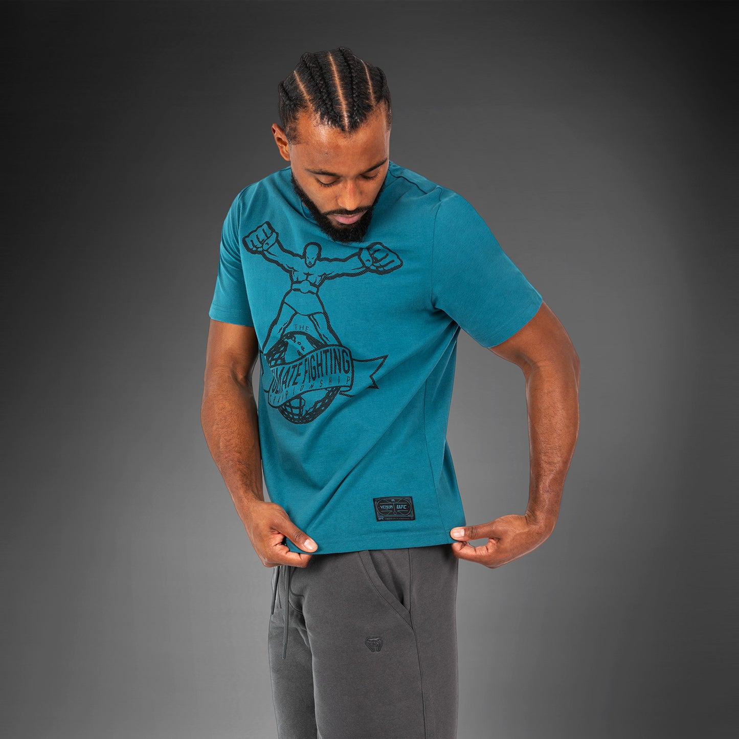 UFC by Venum Ulti-Man T-Shirt - Blau
