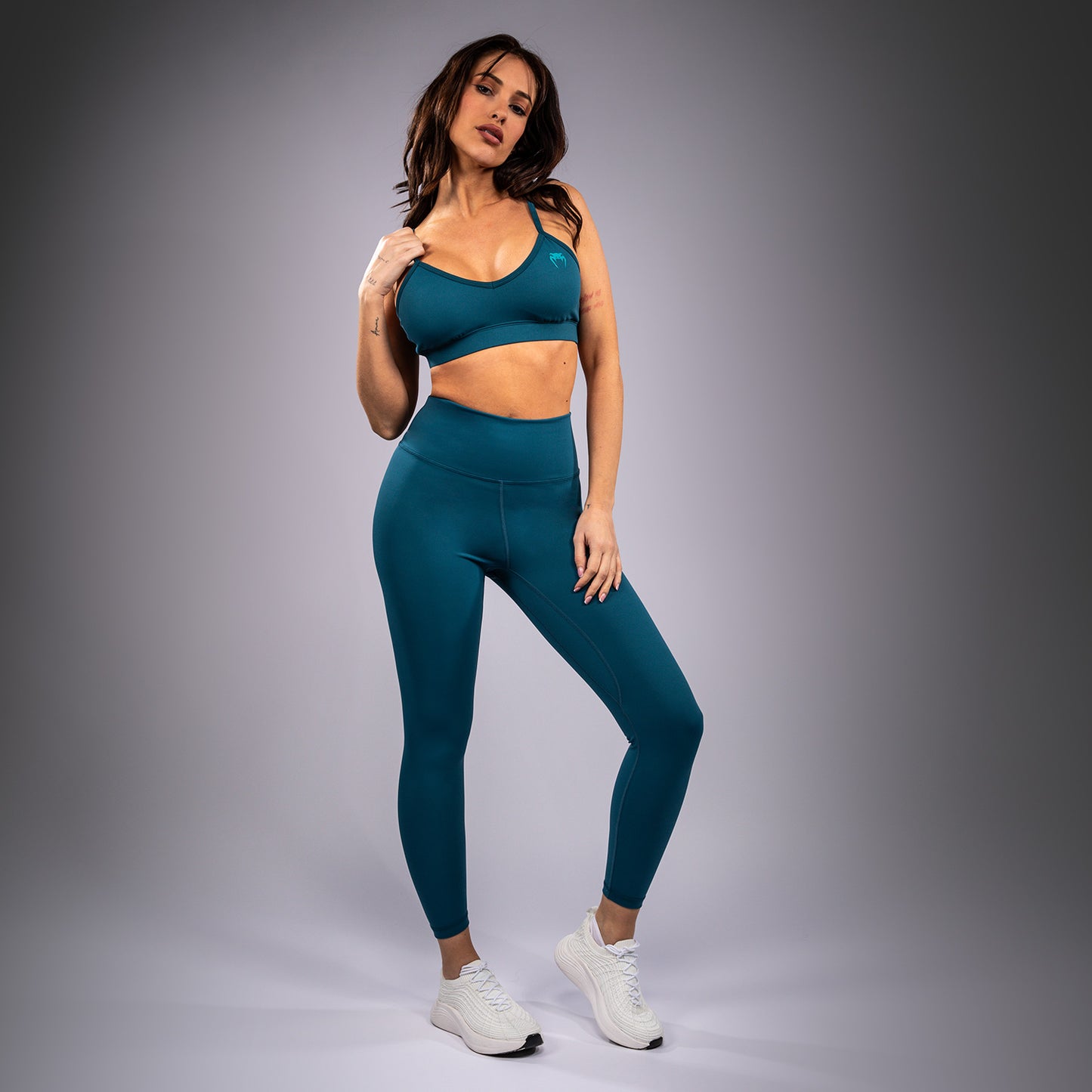Venum x Demi Damen Sport-BH - Azurblau