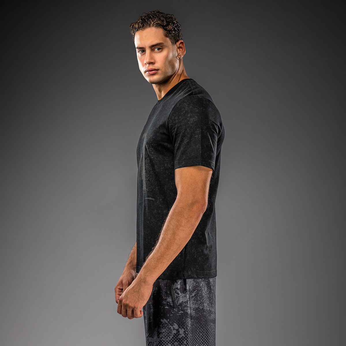 Venum x Batman Baumwoll-T-Shirt - Schwarz/Grau