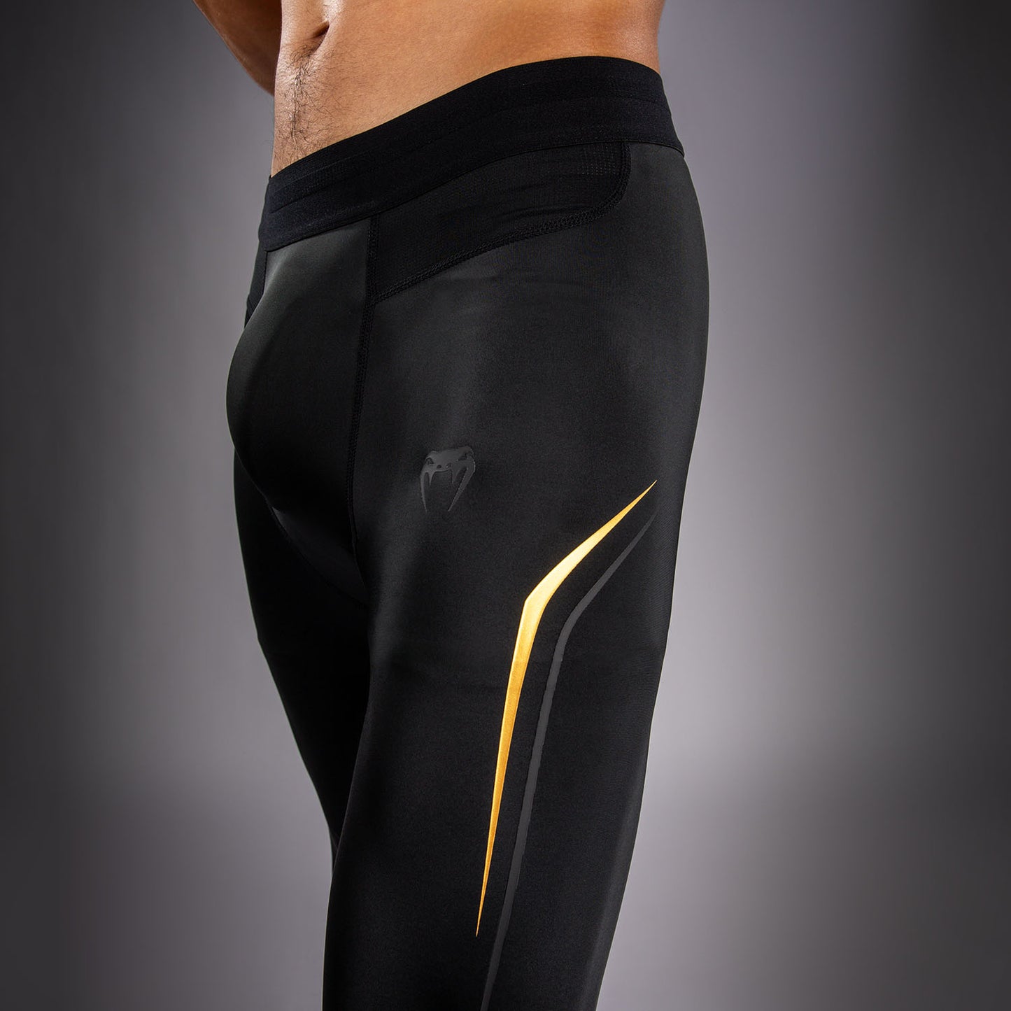 Venum G-Core Spats - Schwarz/Gold