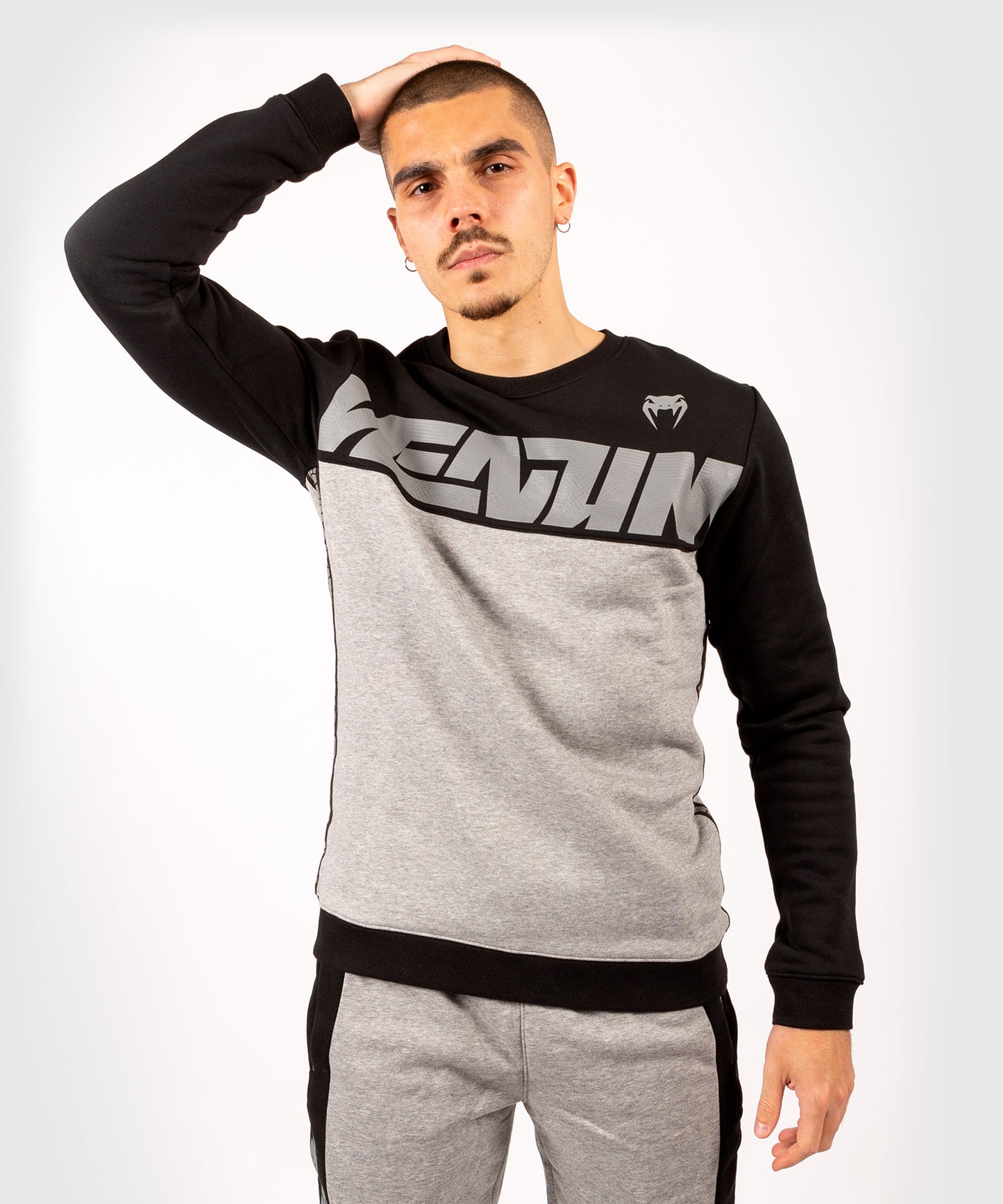 Venum CONNECT Sweatshirt - Schwarz/Dunkelheide Grau