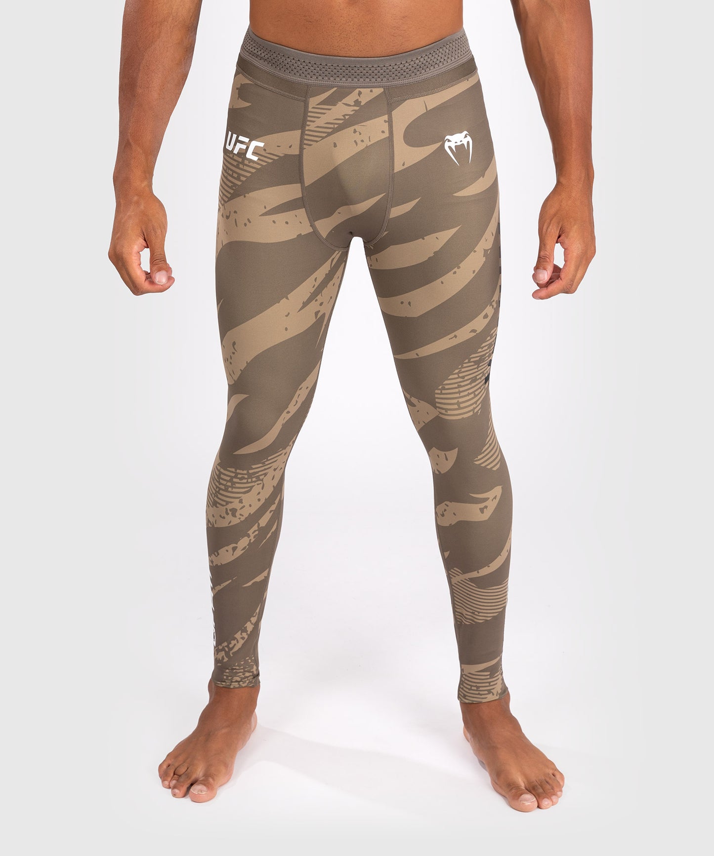 UFC Adrenaline by Venum Fight Week Performance Herren-Tight - Desert Camo