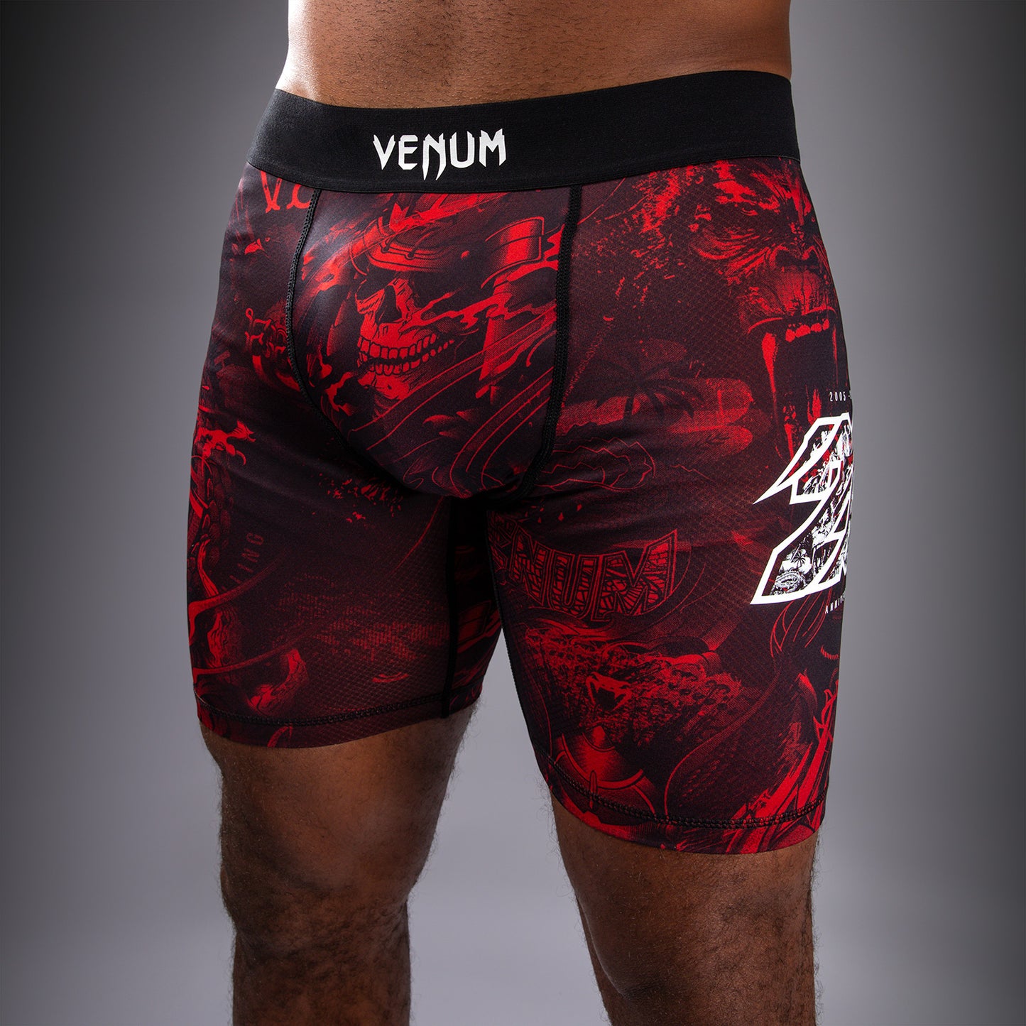 Venum 20th Anniversary Kompressionsshort - Schwarz/Rot