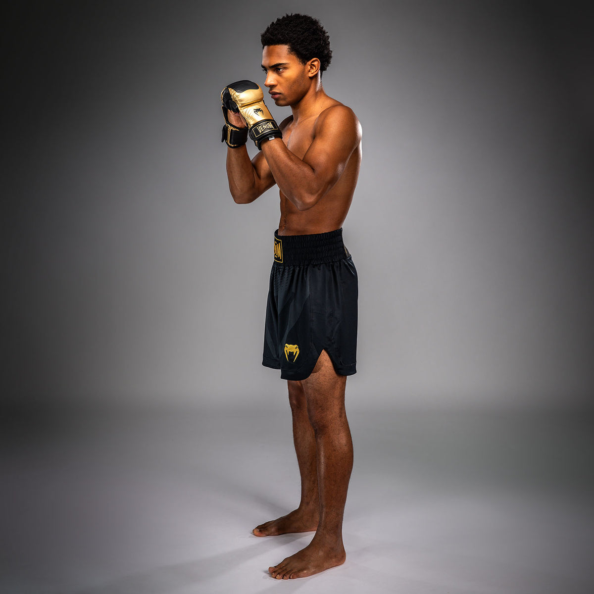 Venum Attack Boxshorts - Schwarz/Gold