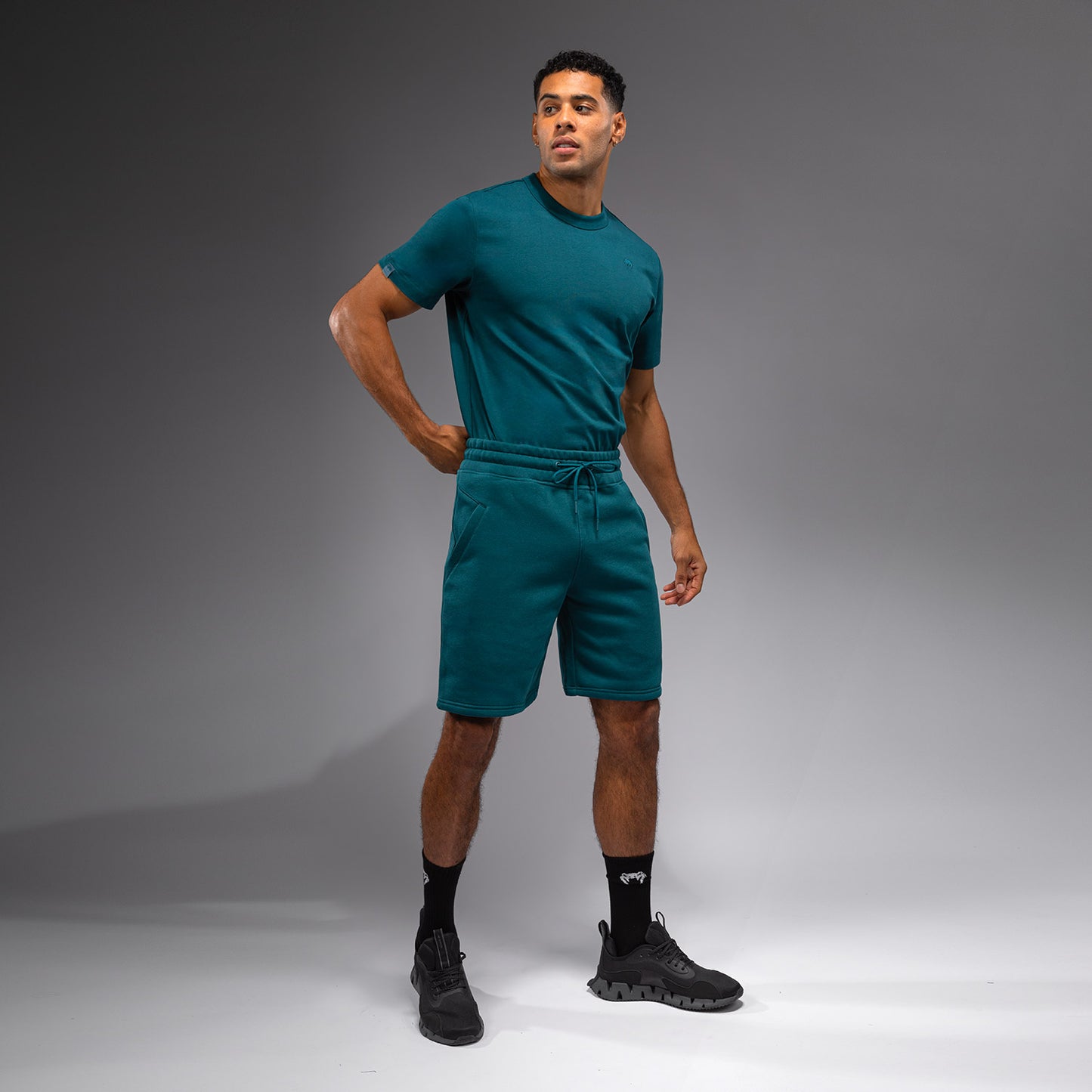Venum Silent Power Baumwollshorts - Pfauengrün