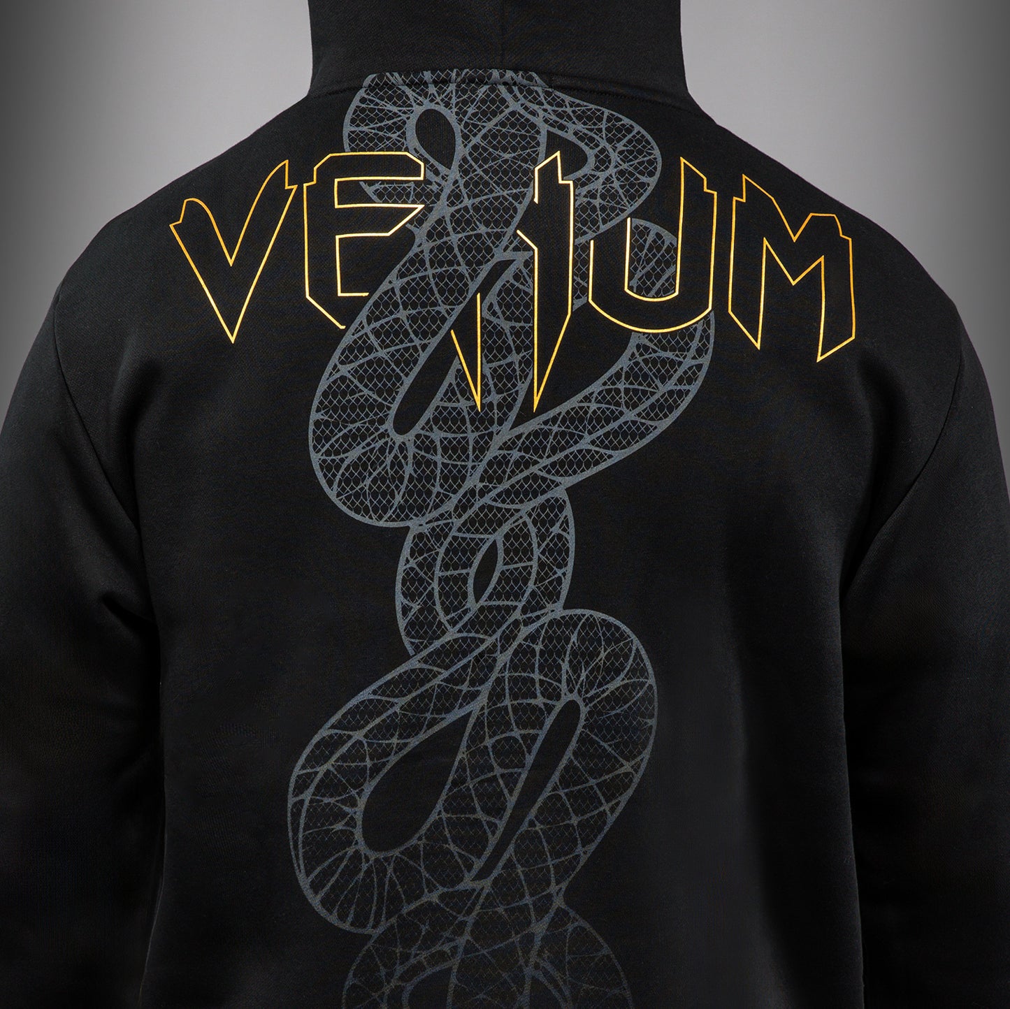Venum Serpenti Hoodie – Schwarz/Silber/Gold